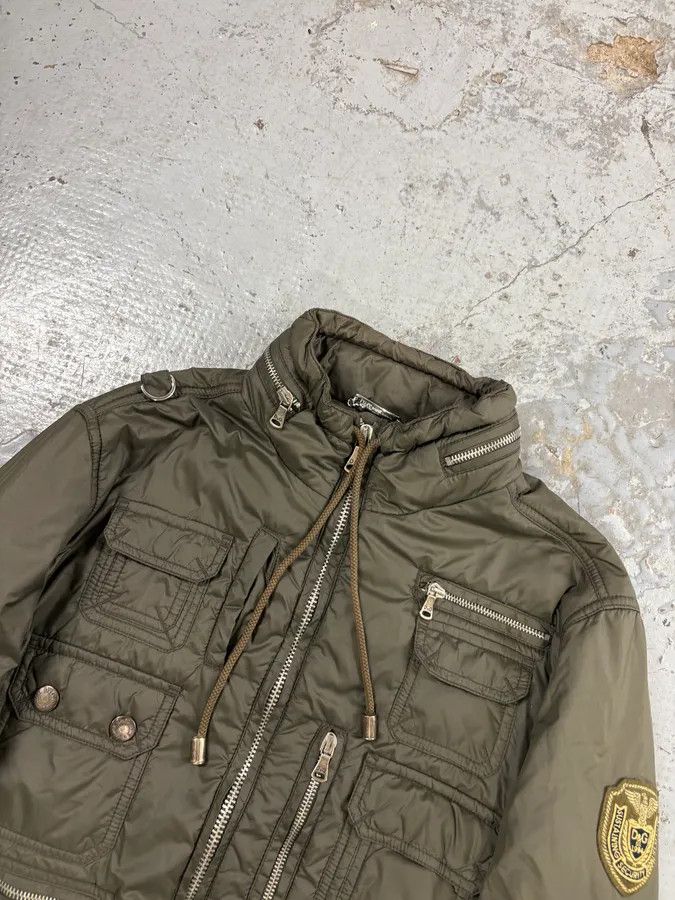 Dolce & Gabbana 2000s Dolce & Gabbana Khaki Nylon Cargo Bomber Jacket Size US S / EU 44-46 / 1 - 4 Thumbnail