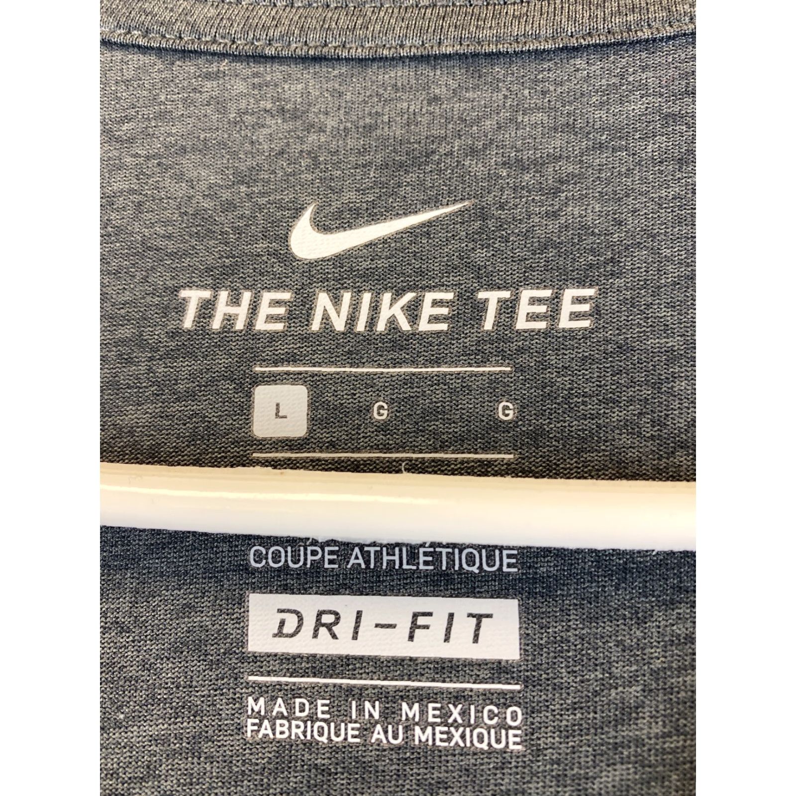 Nike Nike Dri-Fit Shirt Mens Large Short Sleeve Gray Athletic Cut T Shirt Size US L / EU 52-54 / 3 - 4 Thumbnail