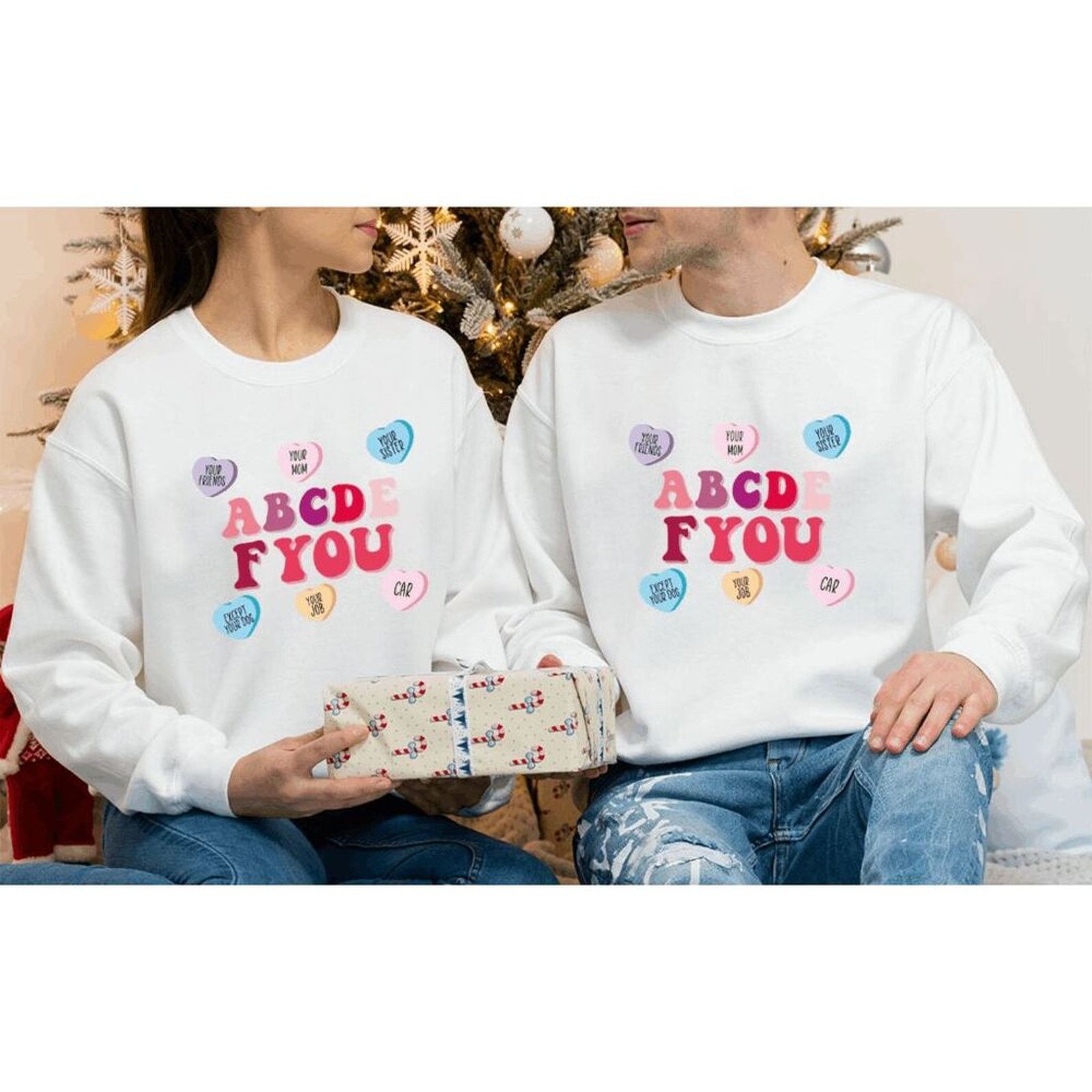 Other Etsy ABCDE FU Candy Heart Graphic Sweatshirt | Sz M Size M / US 6-8 / IT 42-44 - 8 Thumbnail