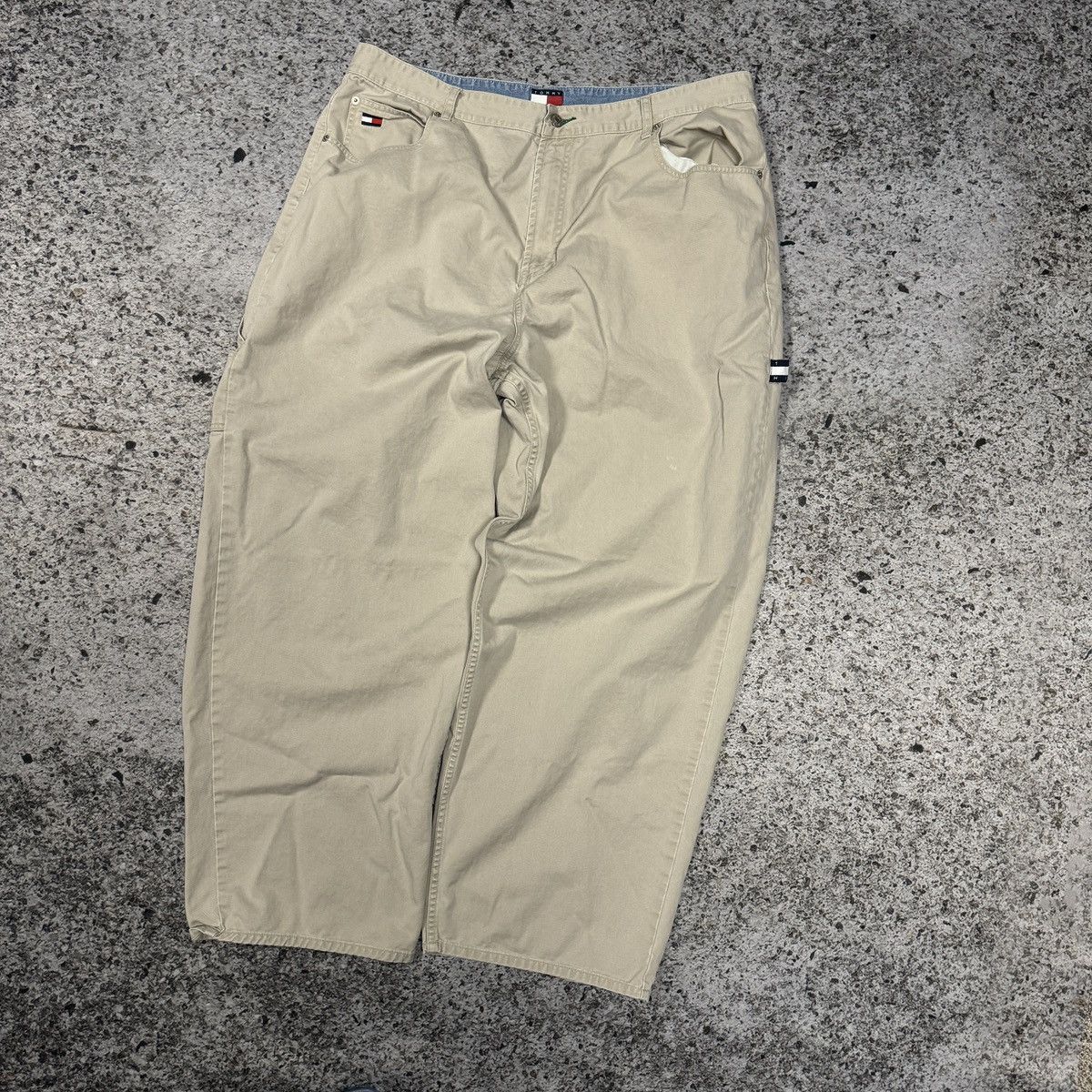 Vintage Vintage Tommy Hilfiger Tan Khaki Carpenter Pants ERD Grunge Size US 40 / EU 56 - 3 Thumbnail