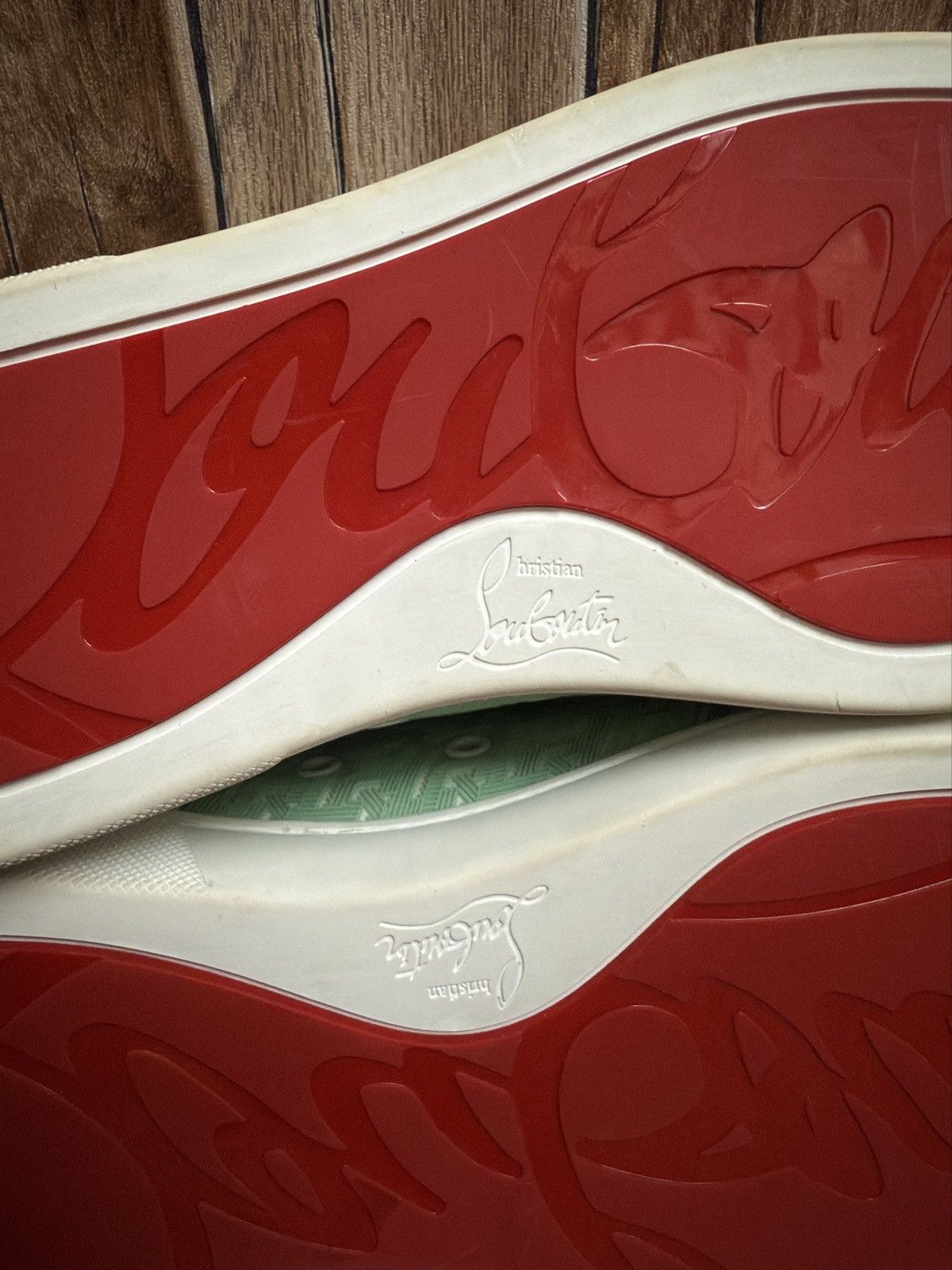 Christian Louboutin Rantulow Orlato CL monogram sneaker Size US 10.5 / EU 43-44 - 21 Thumbnail