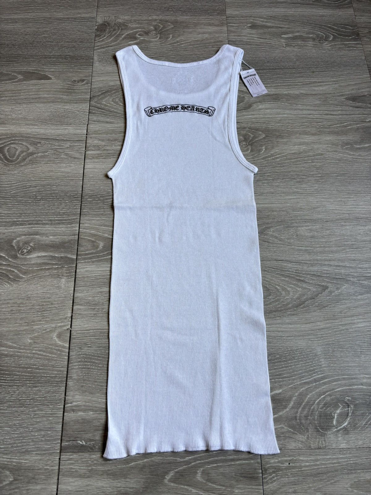 Chrome Hearts Chrome Hearts White Scroll Tank Top Size US L / EU 52-54 / 3 - 2 Thumbnail