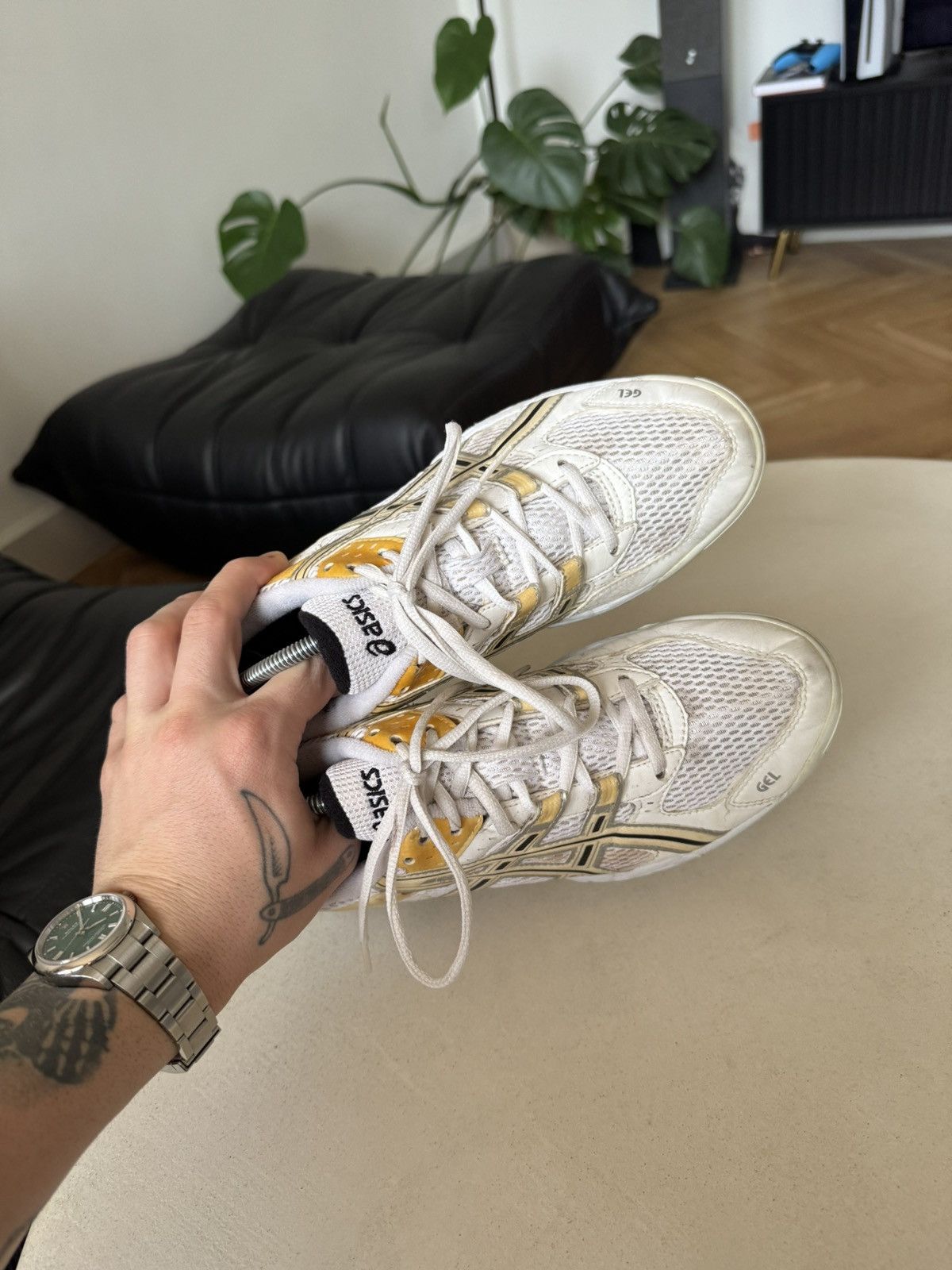 Asics ✨ Vintage ASICS Gel Trainer Shoes Sneakers Hype Y2k Vibe Size US 7.5 / EU 40-41 - 2 Thumbnail