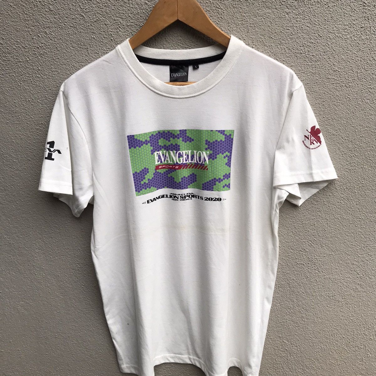 Anime × Japanese Brand EVANGELION anime tee nerv neon genesis Size US M / EU 48-50 / 2 - 2 Thumbnail