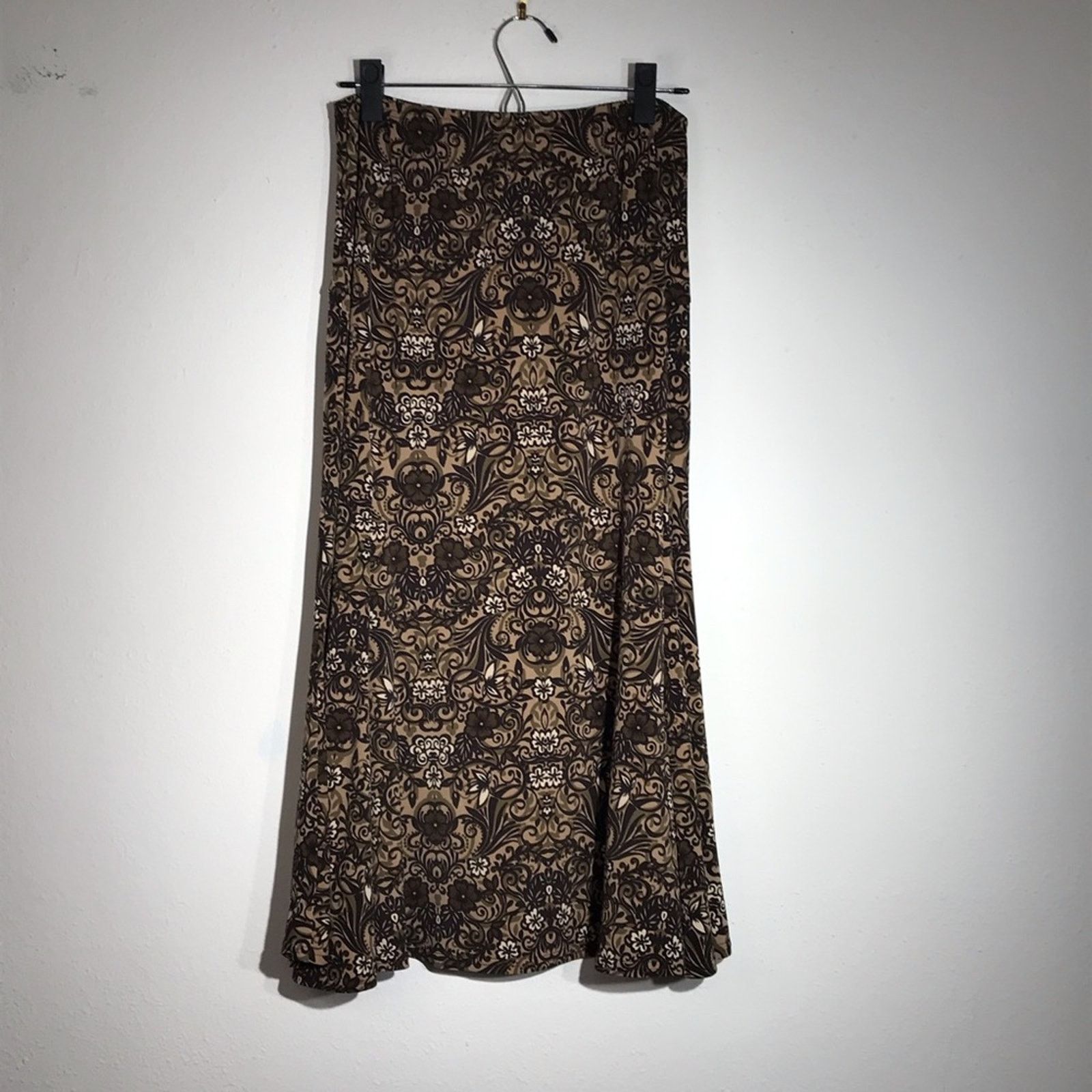 Other Studio I Brown Floral Skirt Set Size 10 Size 32" / US 10 / IT 46 - 15 Thumbnail