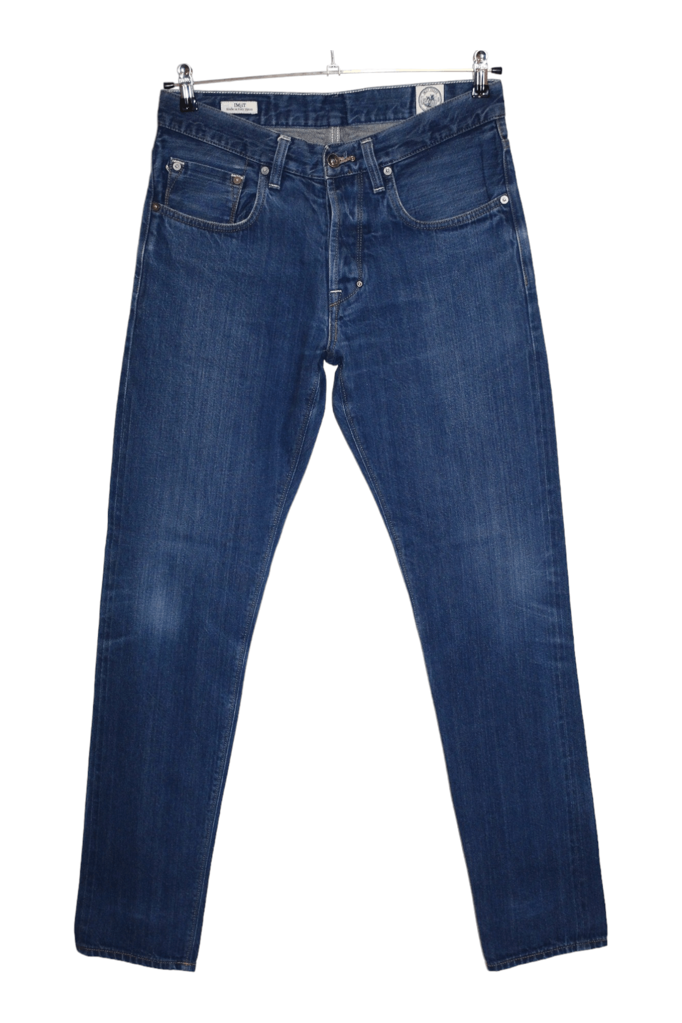Blue Blue Japan IMjiT35020 803 F18 AGHI STRETTI 14oz selvedge natural indigo Size US 32 / EU 48 - 17 Thumbnail