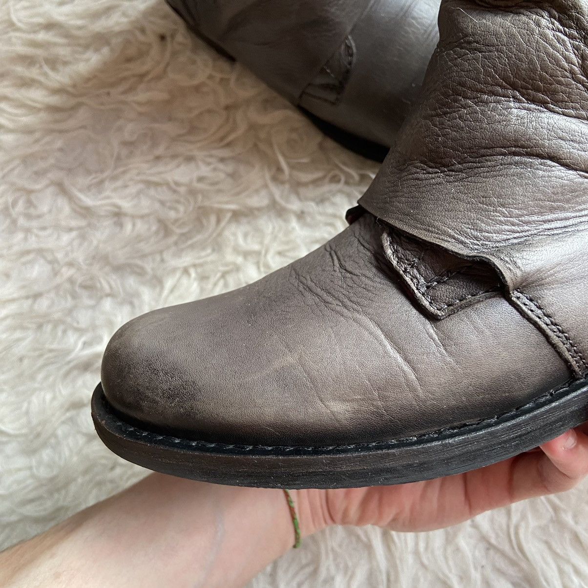 Buffalo London × Vintage 📌 Vintage Rare Western Buffalo London Y2K Avant-Garde Boots Size US 8 / IT 38 - 12 Thumbnail