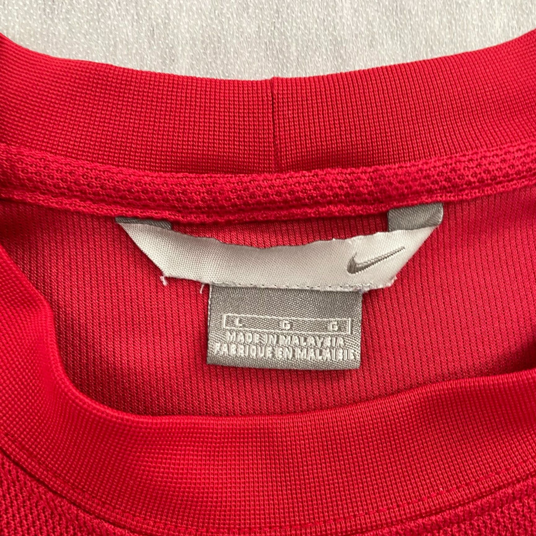 Nike VINTAGE Nike Goalie Jersey Shirt Adult Large Red 1972 Retro Soccer Logo Mens L Size US L / EU 52-54 / 3 - 7 Thumbnail