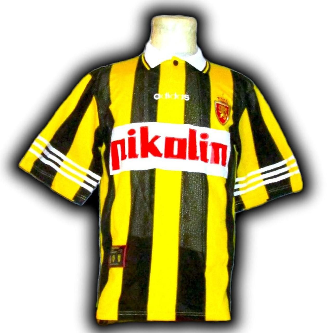 Adidas Real Zaragoza Spain 1997 1998 1999 Away 3rd Shirt Jersey Size US L / EU 52-54 / 3 - 3 Thumbnail