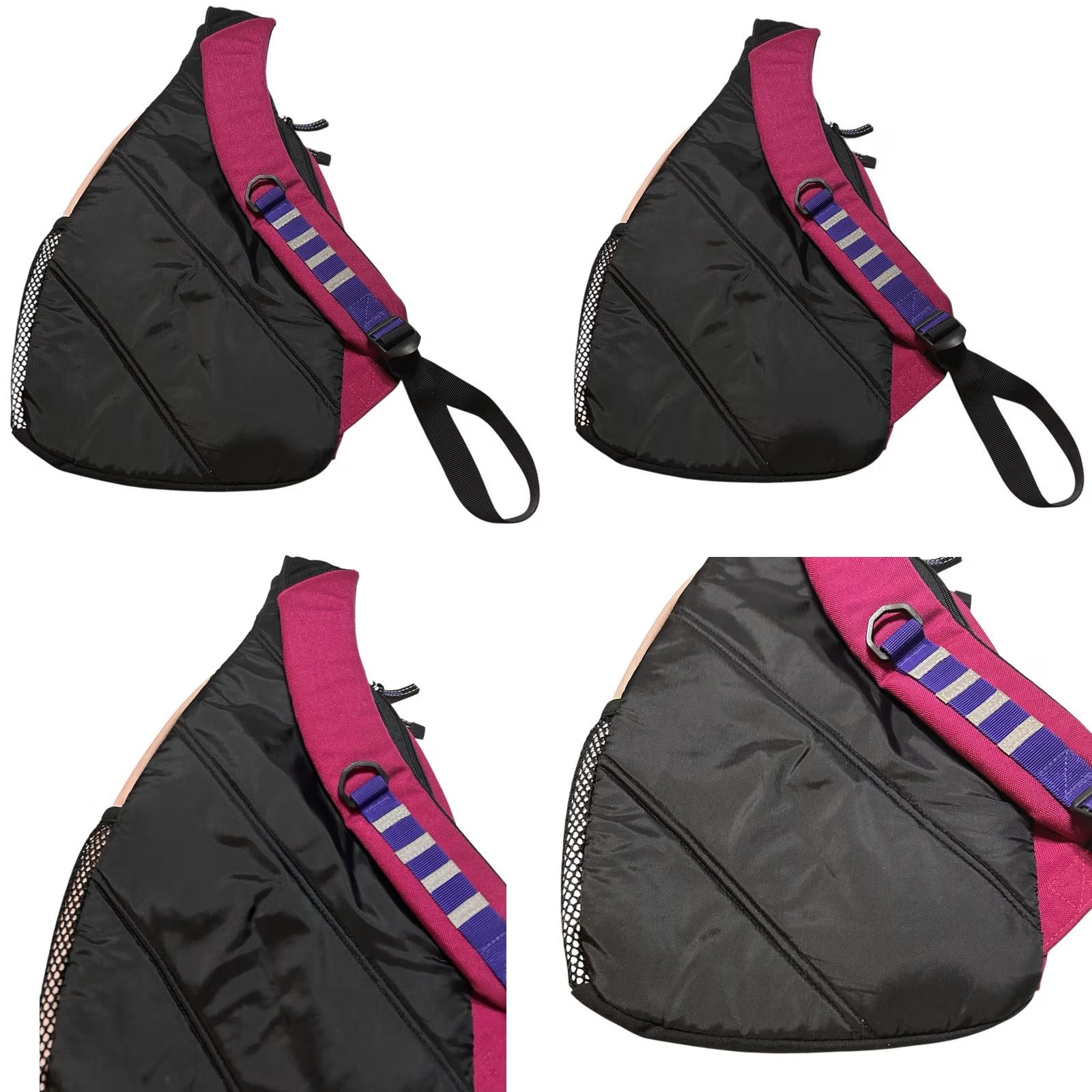 Lands' End Lands' End Pink Sling Crossbody Shoulder Bag Purse Nylon Women’s Tote Size ONE SIZE - 9 Thumbnail