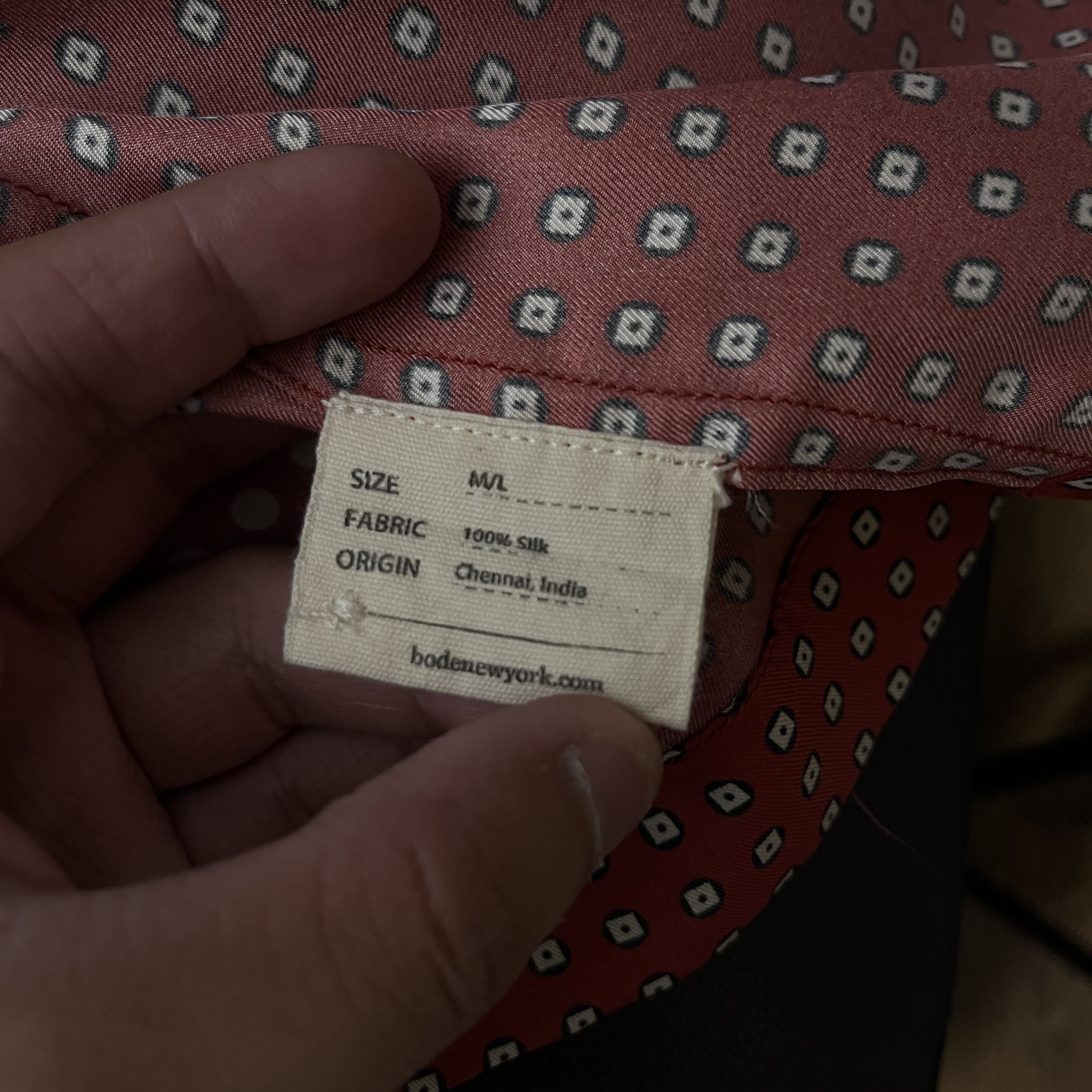 Bode SSENSE Exclusive Red Plaid Shelter Shirt Size US M / EU 48-50 / 2 - 4 Thumbnail