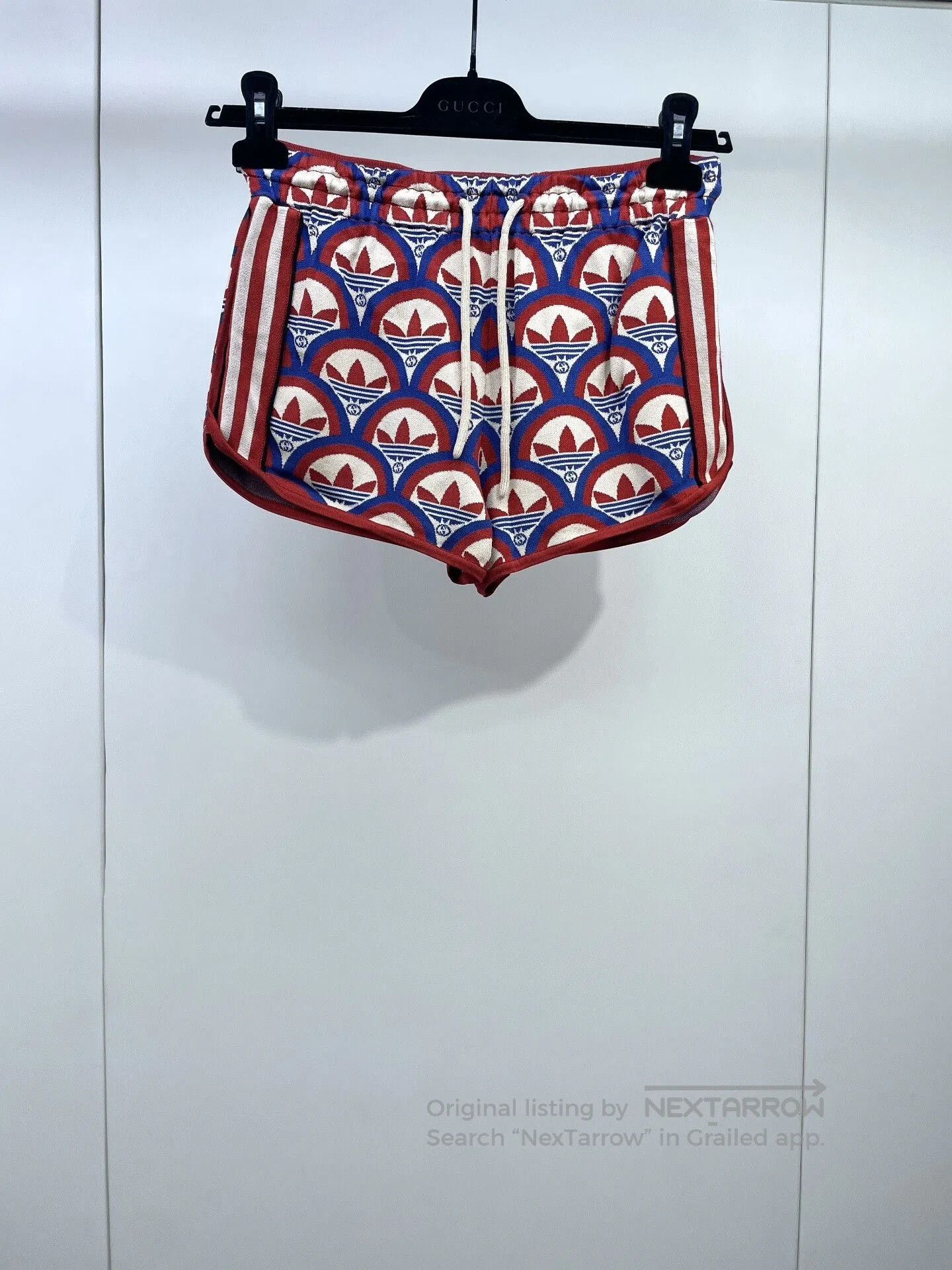 Gucci Gucci x Adidas Drawstring Knit Shorts. Size 28" / US 6 / IT 42 - 1 Thumbnail
