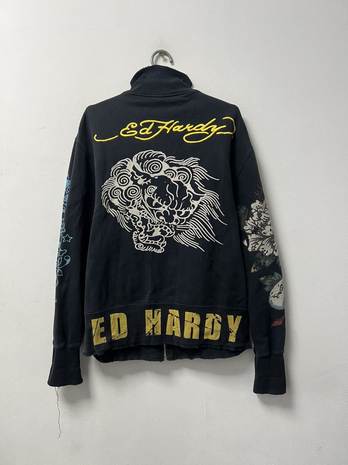 Christian Audigier × Ed Hardy × Japanese Brand 🚨🚨White Big