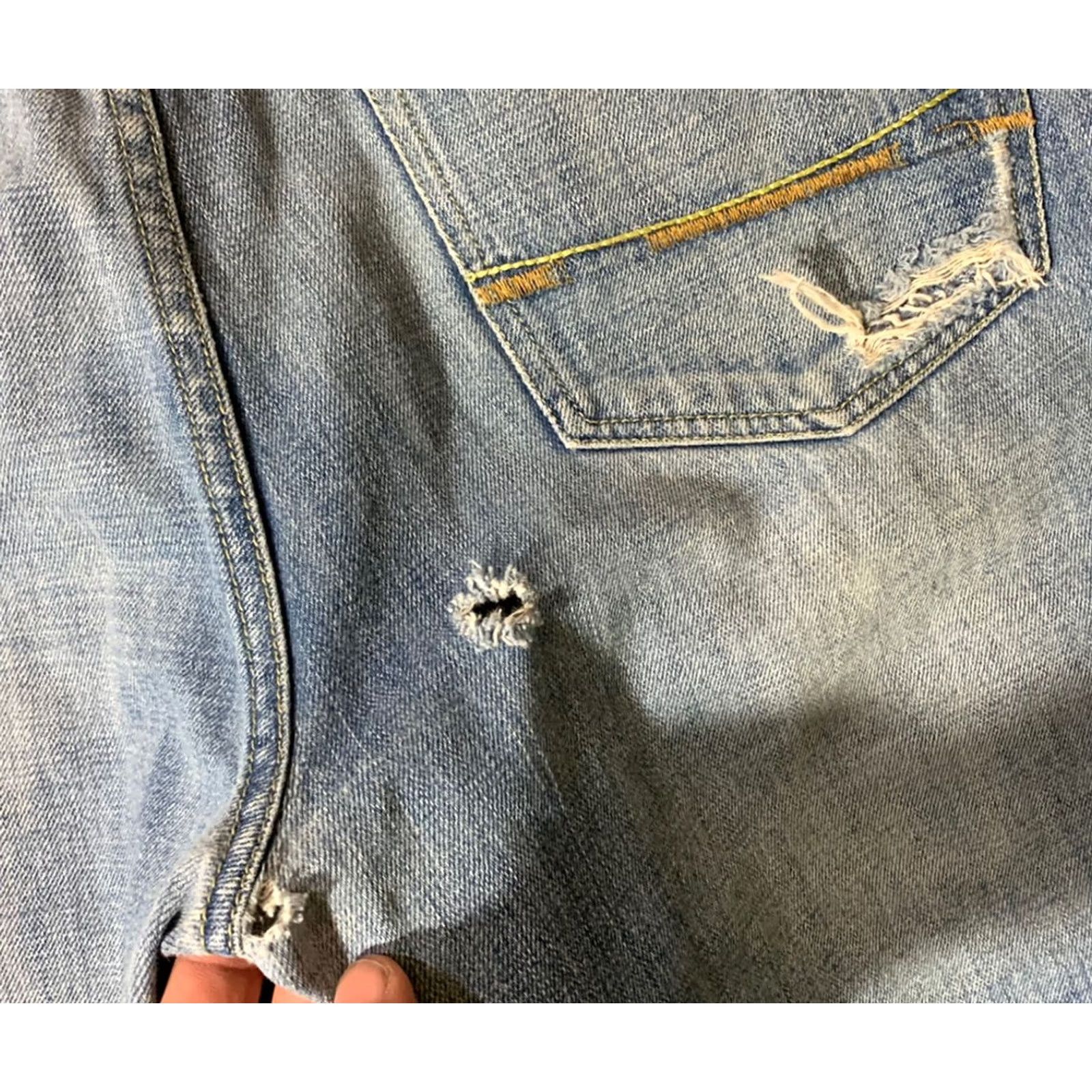 Vintage Erza Fitch Mens Distressed Jeans Size 32 X 30 Extra Large Size US 32 / EU 48 - 8 Thumbnail