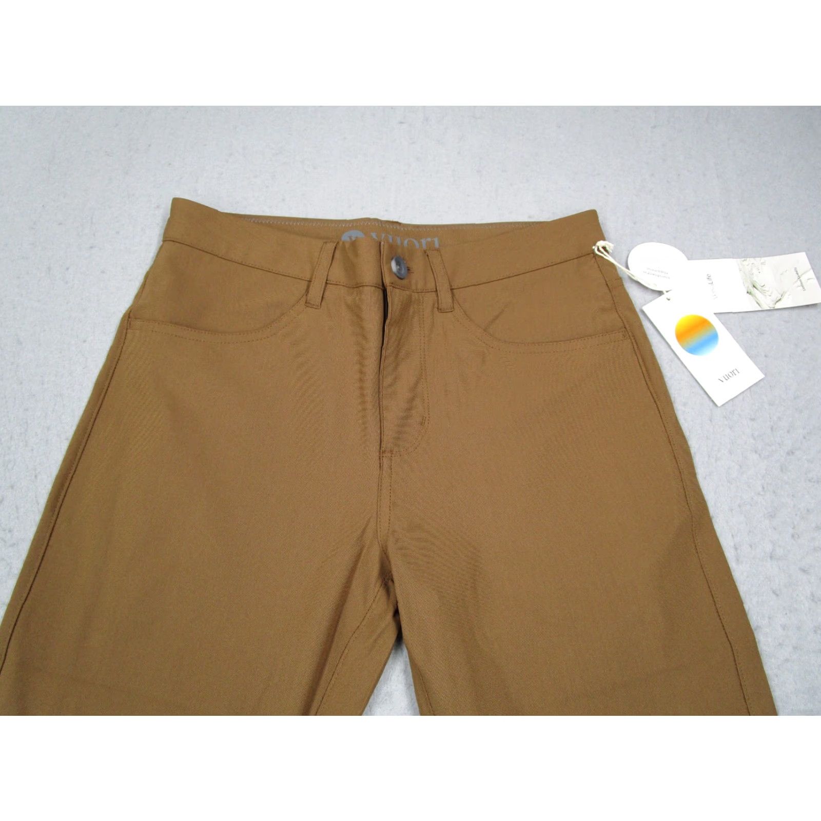 Vuori Vuori Pants Mens 28 Brown Meta V430 Performance Chino Tapered 31 Inseam Regular 28x31 Size US 28 / EU 44 - 2 Thumbnail