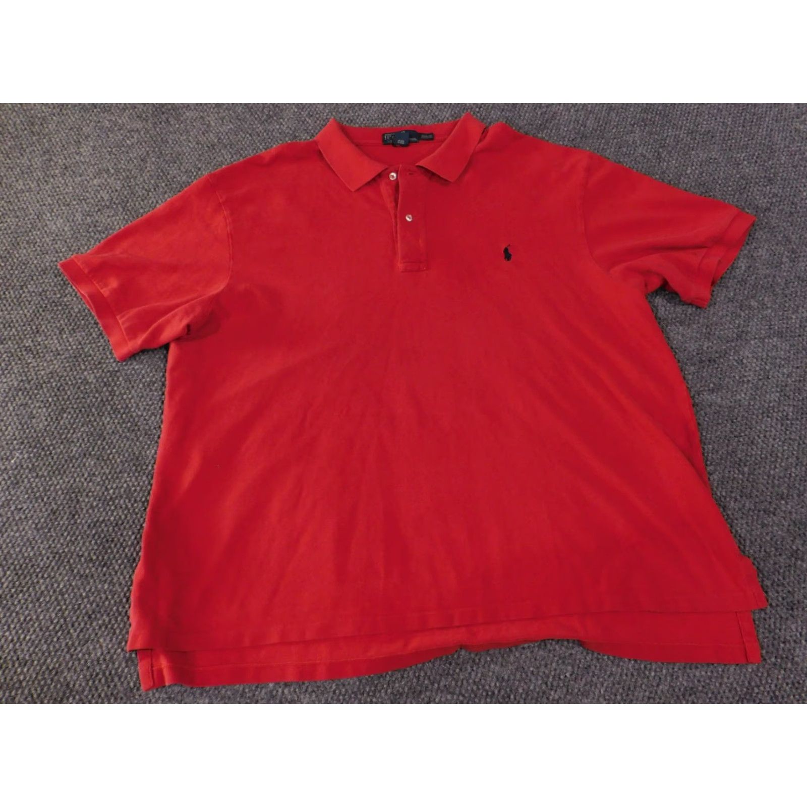 Polo Ralph Lauren Polo Ralph Lauren Polo Shirt Mens 3XB Red Cotton Classic Pony Embroidered Golf Big & Tall Boys? (Note: ensure concise) Size US XXL / EU 58 / 5 - 5 Thumbnail