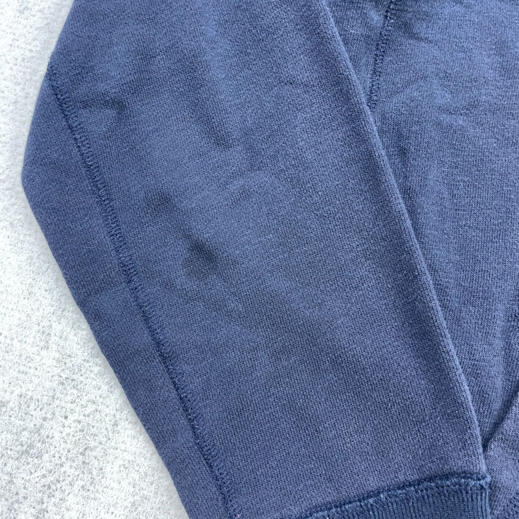 Abercrombie & Fitch VINTAGE Abercrombie & Fitch Hoodie Men M Blue Sweatshirt Faded Crest Logo Embroidered Graphic Print All Seasons Hooded Rich Weight Size US M / EU 48-50 / 2 - 4 Thumbnail