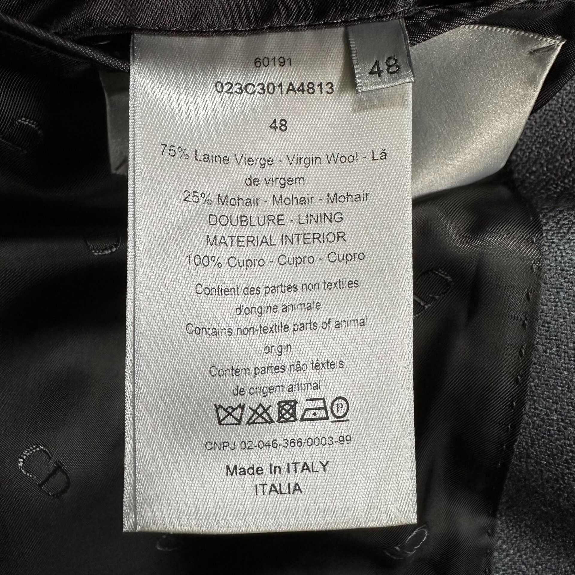 Dior dior wool coat in hazy blue Size US L / EU 52-54 / 3 - 7 Thumbnail