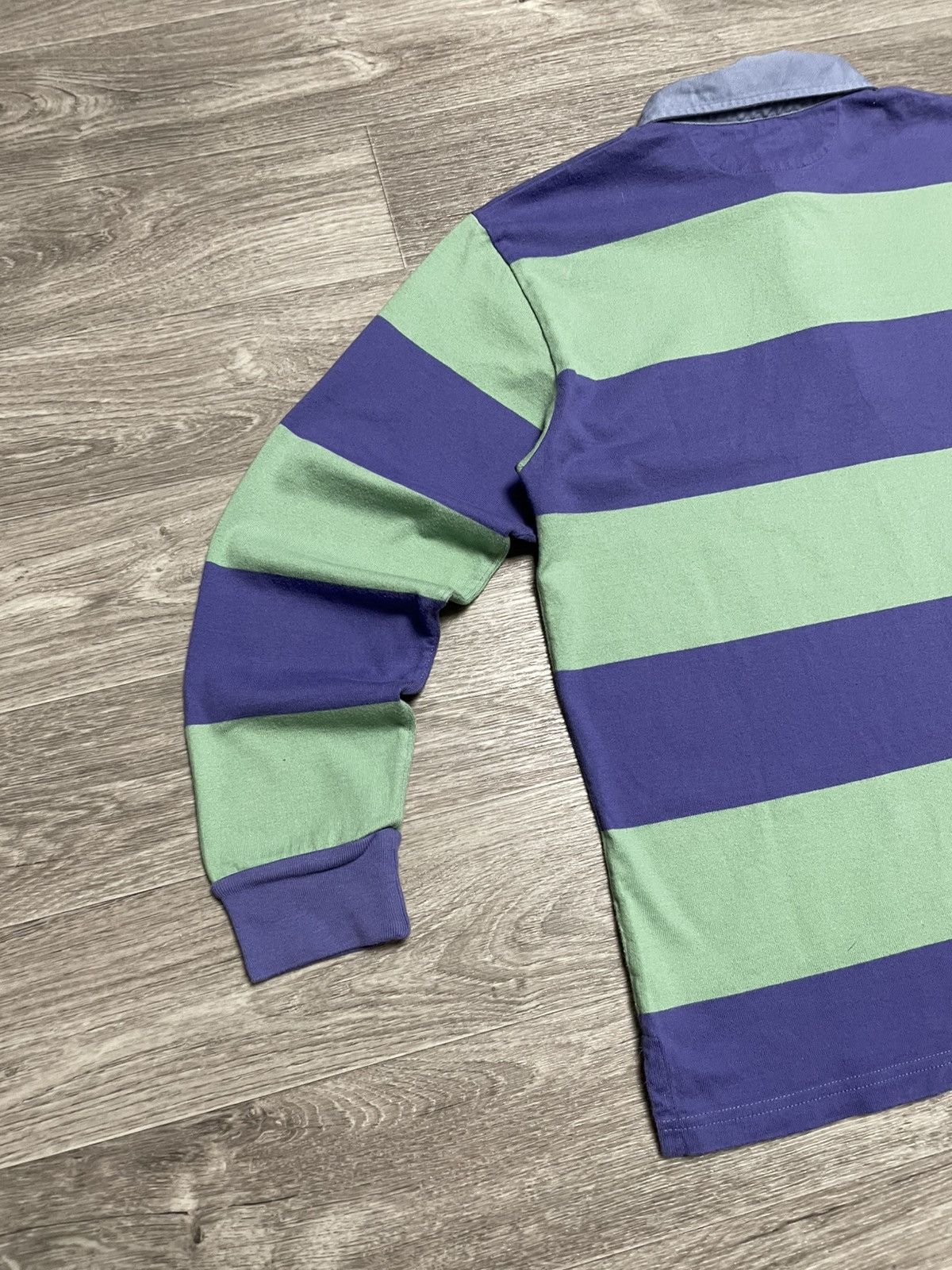 Rugby Ralph Lauren Vintage Polo Ralph Lauren Striped Rugby Polo Long Sleeve Y2K Size US S / EU 44-46 / 1 - 18 Thumbnail