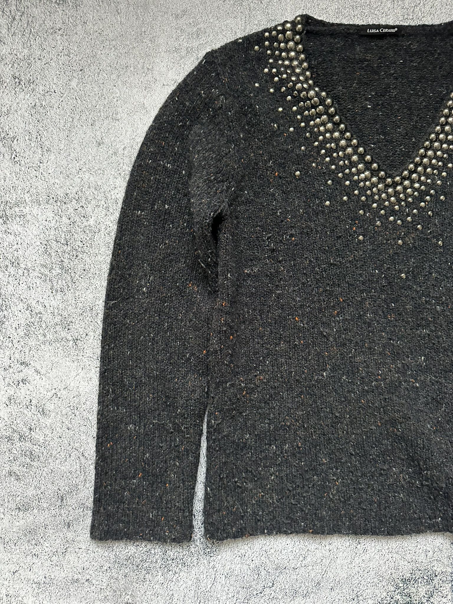 Luisa Cerano Luisa Cerano Cashmere Archive Sweater V-neck Size M / US 6-8 / IT 42-44 - 2 Thumbnail
