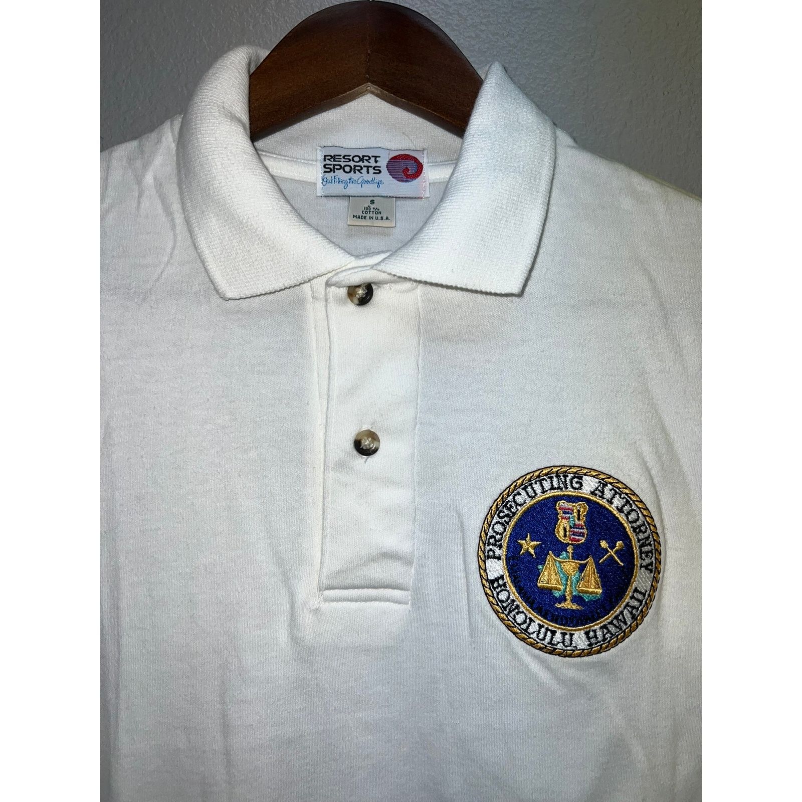 Vintage Vintage Hawaii Government Polo Shirt Prosecuting Attorney S Size US S / EU 44-46 / 1 - 2 Thumbnail