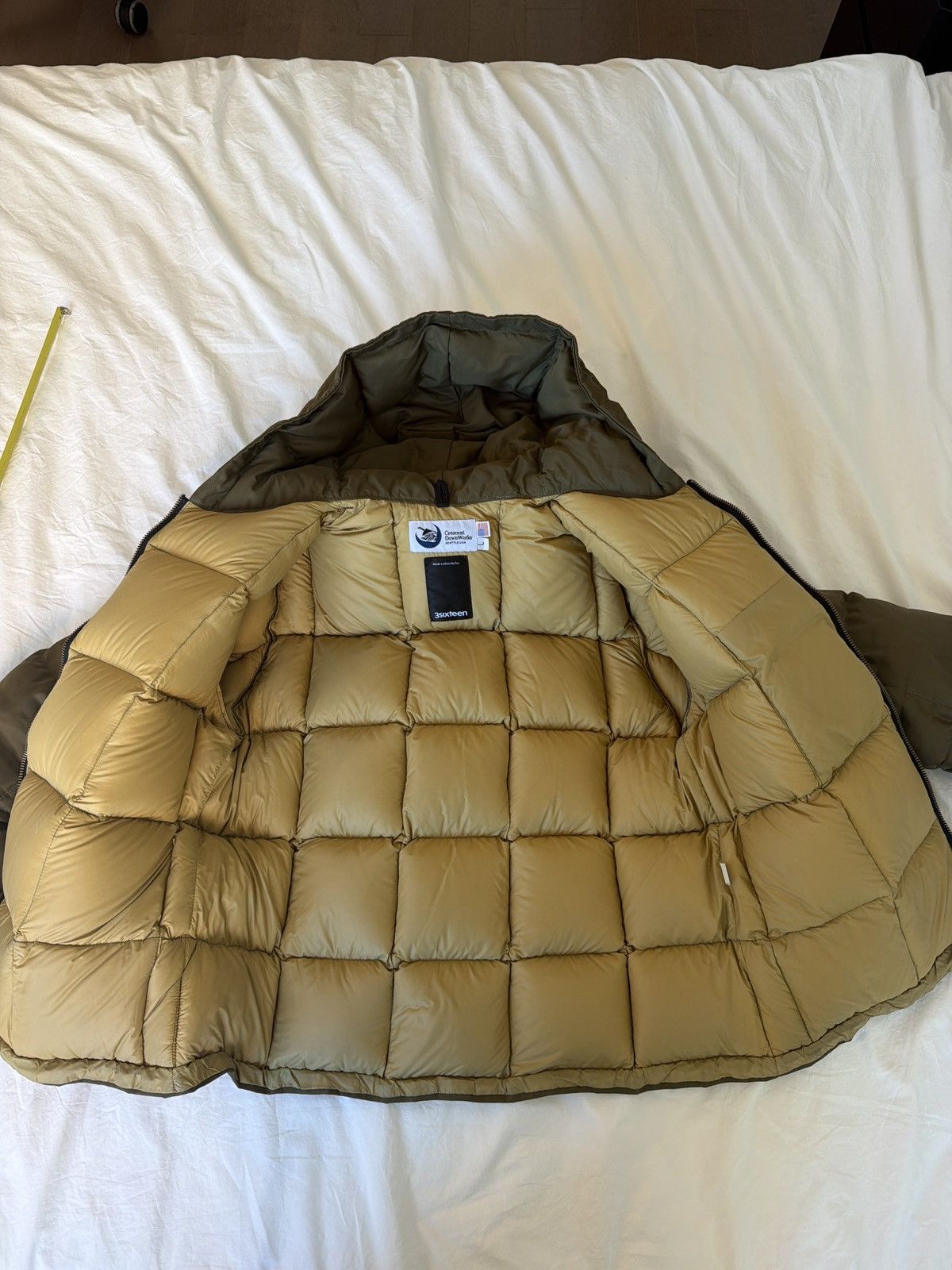 3sixteen Crescent Down Works - Oliver Down Puffer Hooded Jacket Size US L / EU 52-54 / 3 - 4 Thumbnail