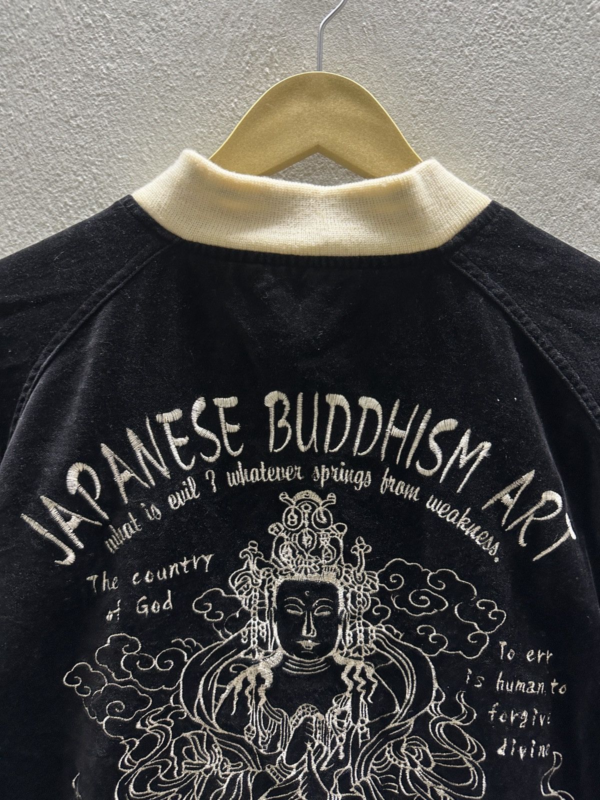 Japanese Brand × Vintage Vintage Reversible Sukajan Japanese Buddhism Art Size US M / EU 48-50 / 2 - 22 Thumbnail