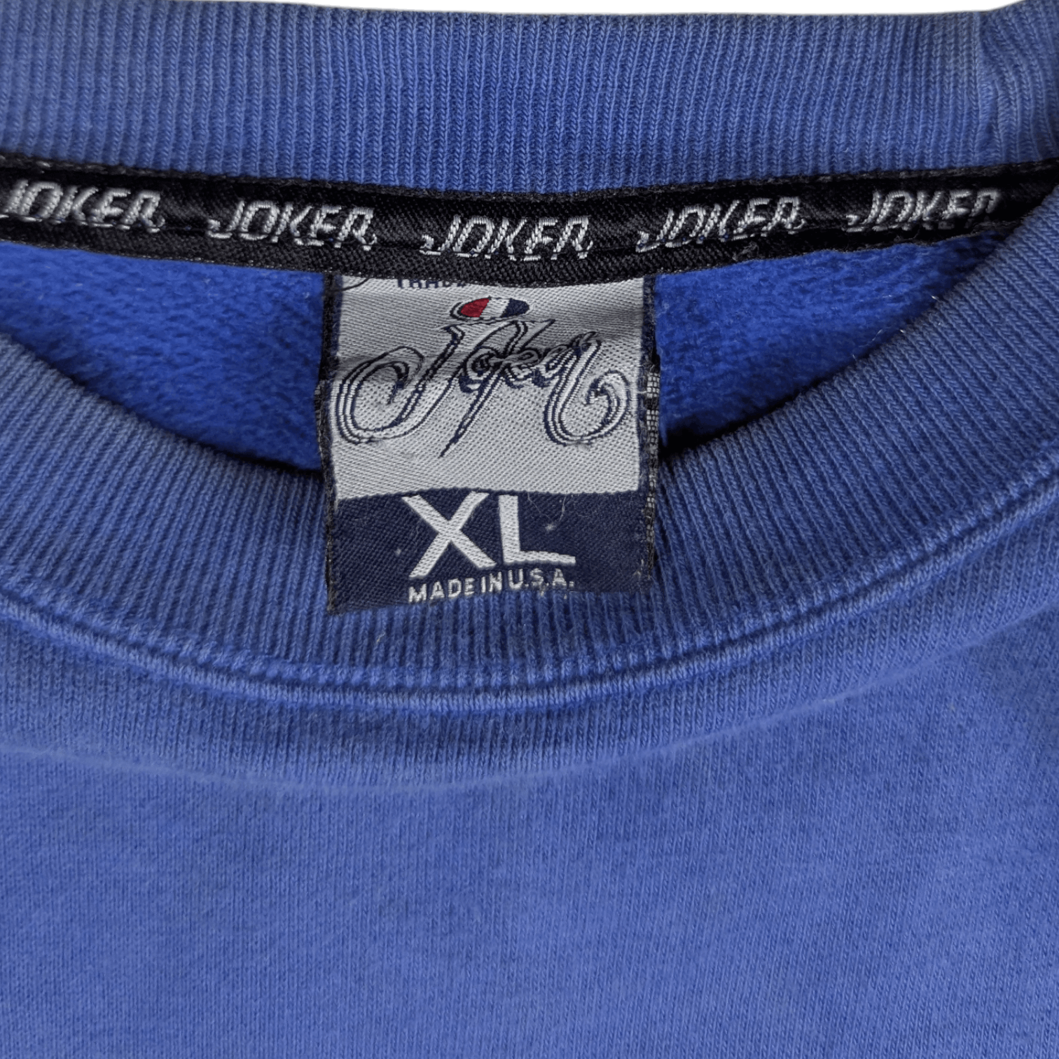 Vintage Vintage 90's JOKER JEANS Big Logo Sweatshirts Size US XL / EU 56 / 4 - 13 Thumbnail