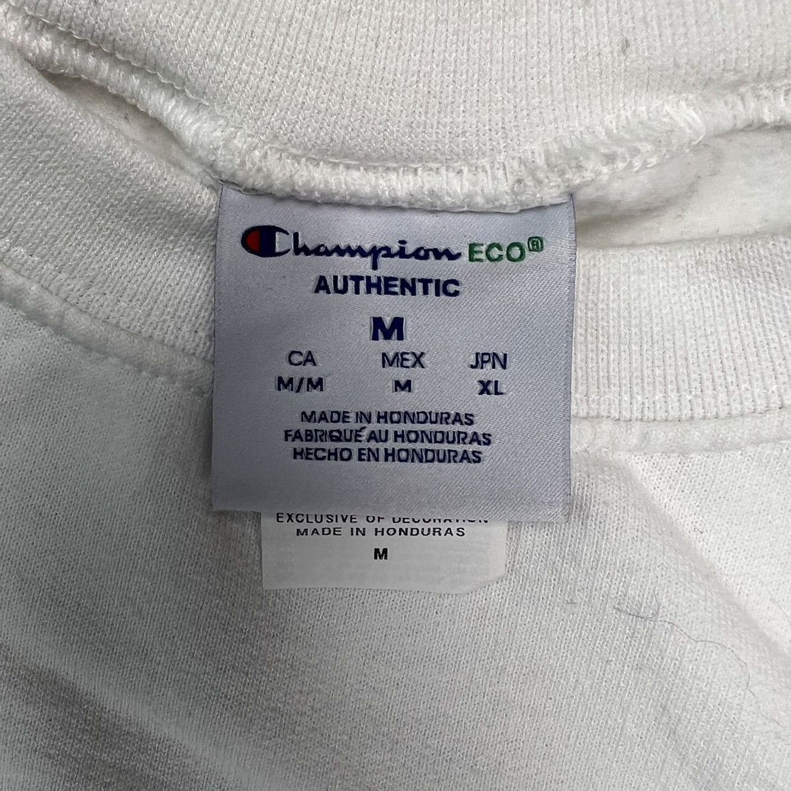 Champion × Vintage Champion Sweatshirt Medium Eco Athletic Blank Pullover Crew Size US M / EU 48-50 / 2 - 5 Thumbnail