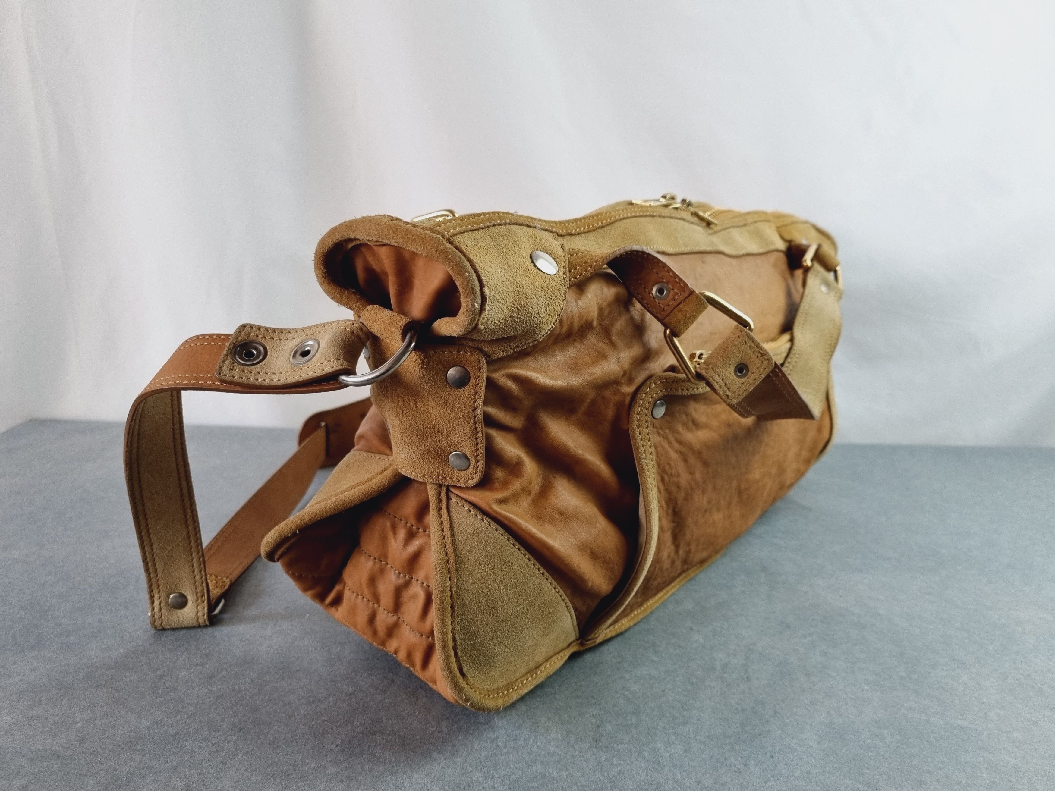 Celine × Leather × Vintage Celine Leather Roomy Travel Bag Size ONE SIZE - 4 Thumbnail