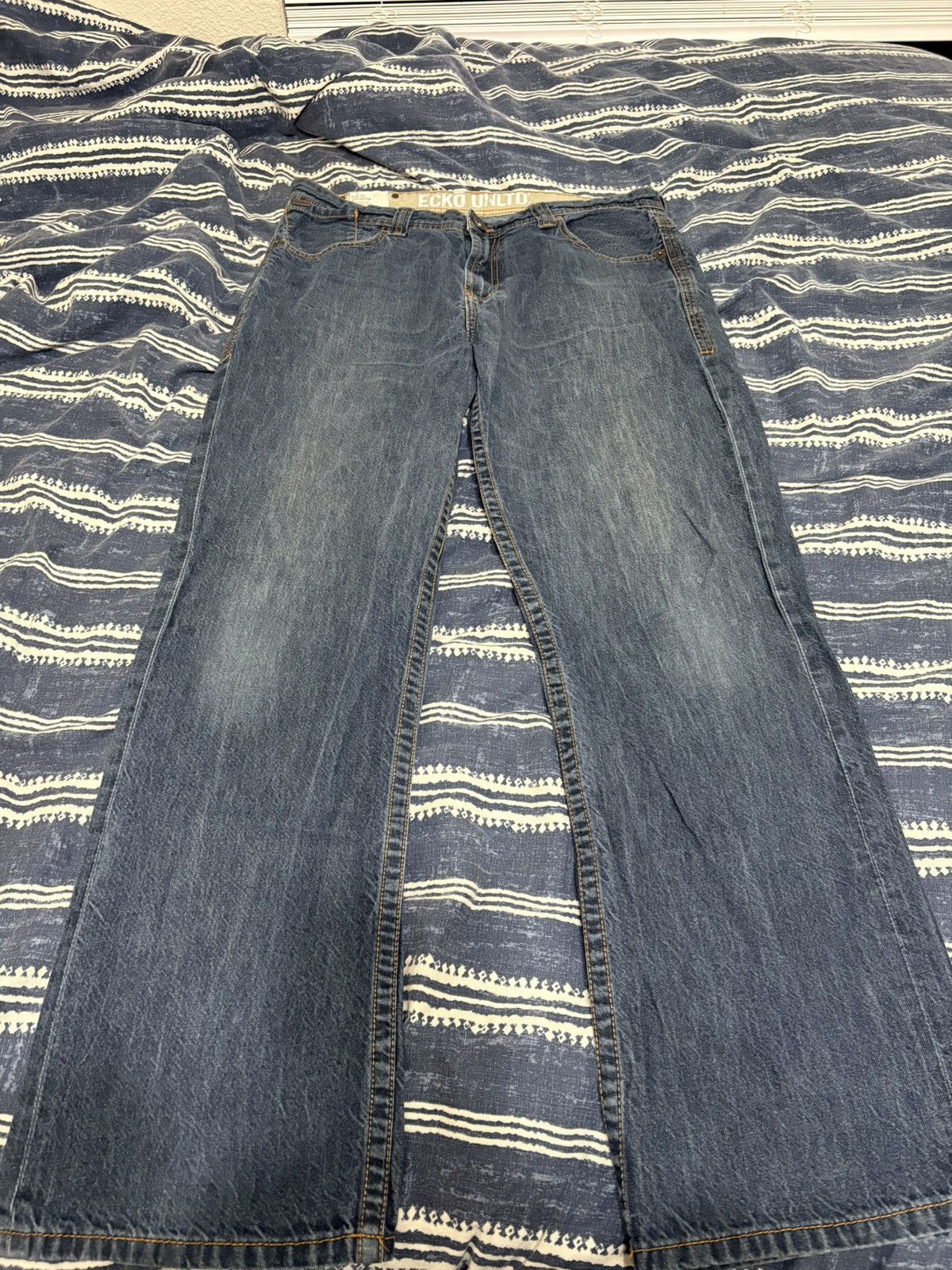 Ecko Unltd. Embroidered ecko united denim 36x36 Size US 36 / EU 52 - 1 Thumbnail