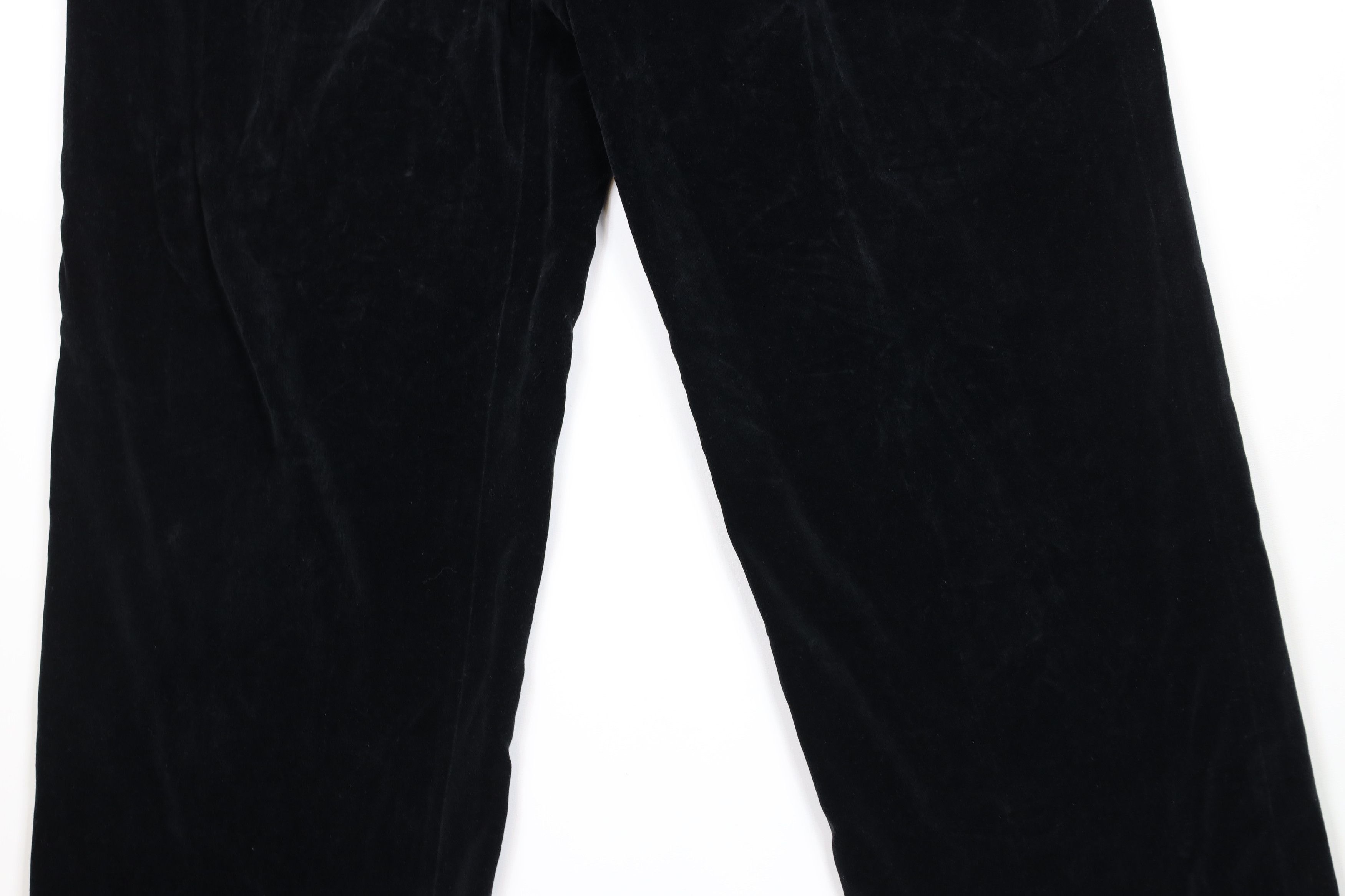 Ralph Lauren × Vintage Vintage 80s 90s Ralph Lauren Wide Leg Velvet Pants USA Size US 34 / EU 50 - 3 Thumbnail