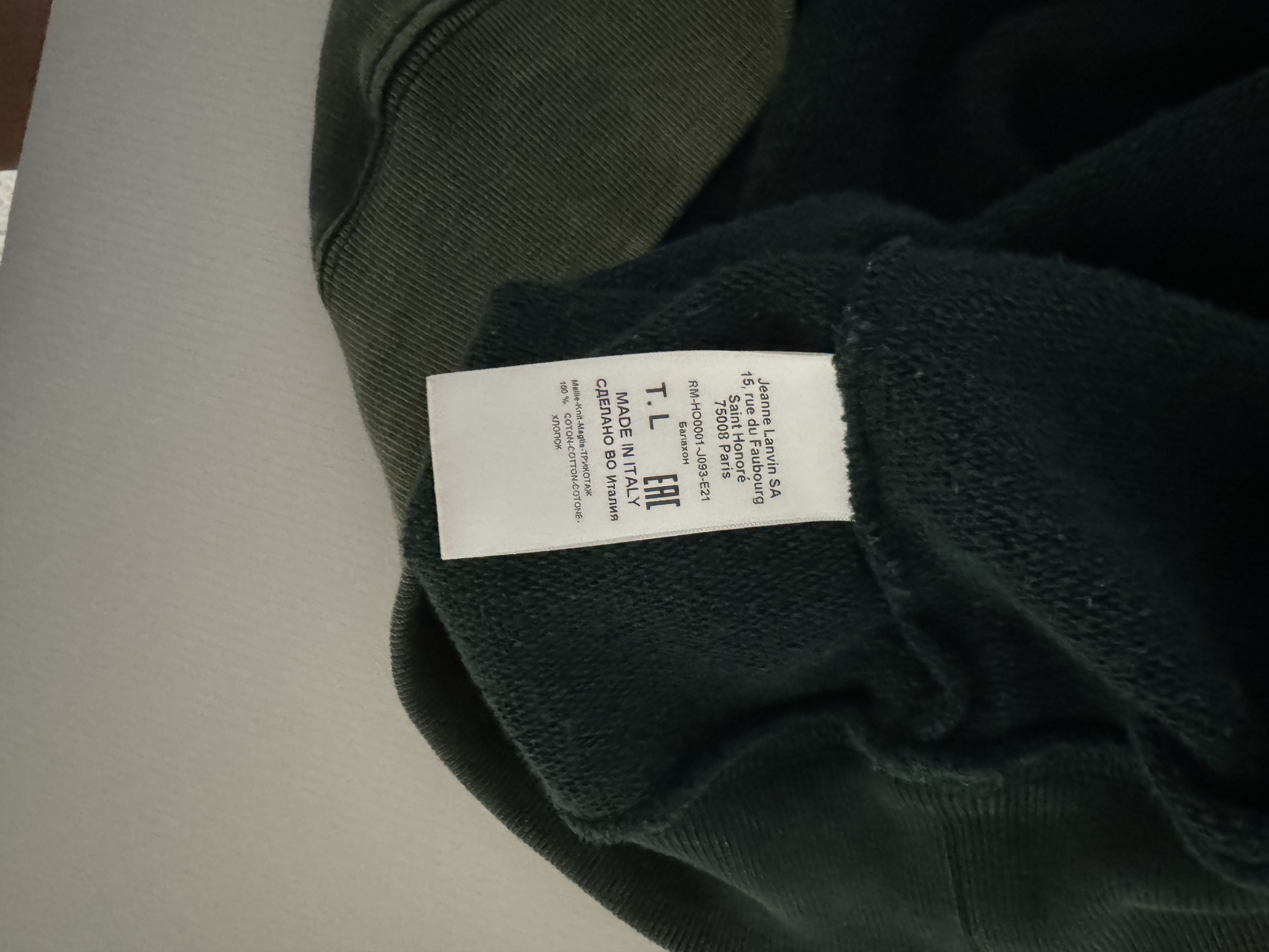 Lanvin Lanvin x Gallery dept hoody sweater Size US L / EU 52-54 / 3 - 4 Thumbnail