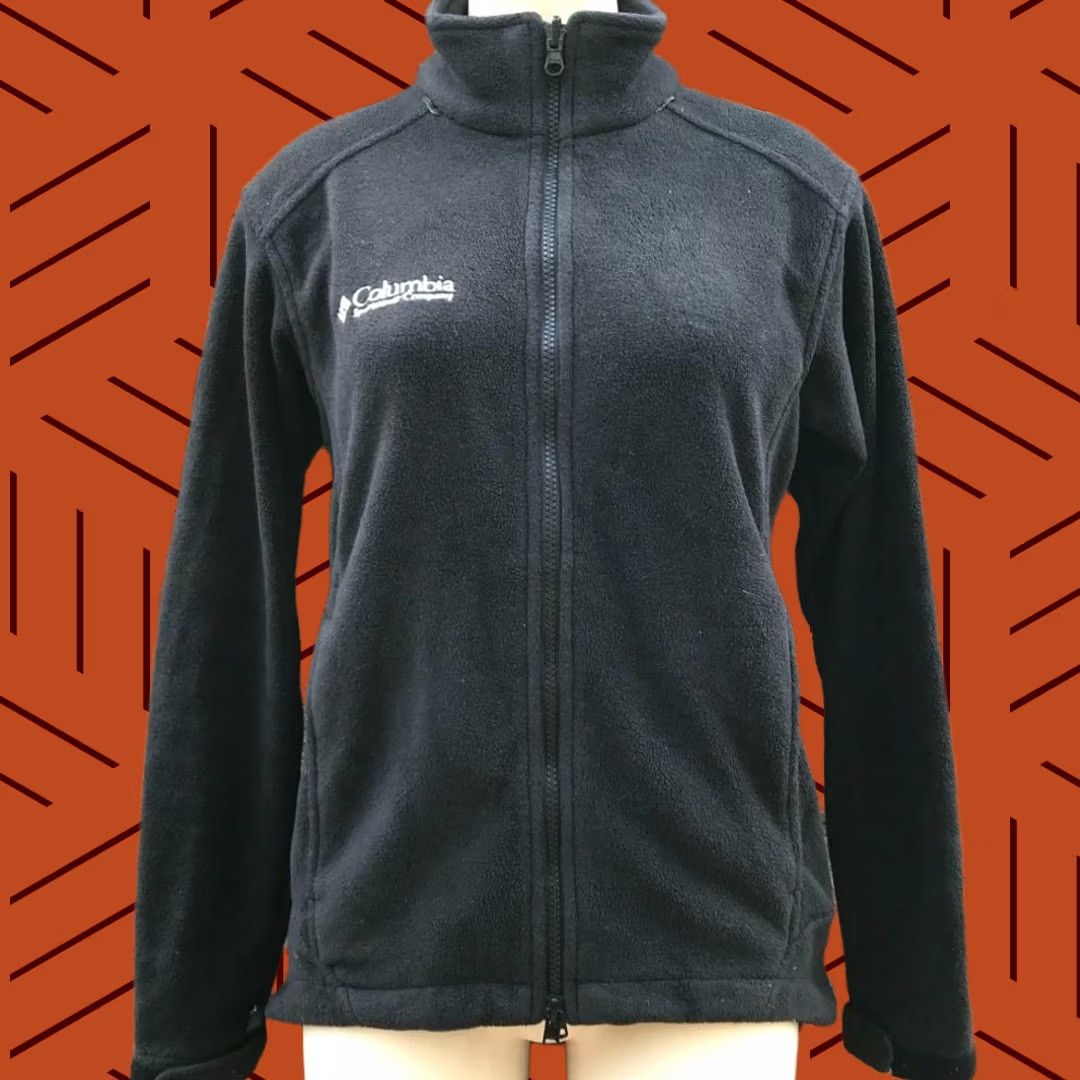 Vintage Columbia Fleece Jacket s Women's Full Zip Black Size S Size S / US 4 / IT 40 - 1 Thumbnail
