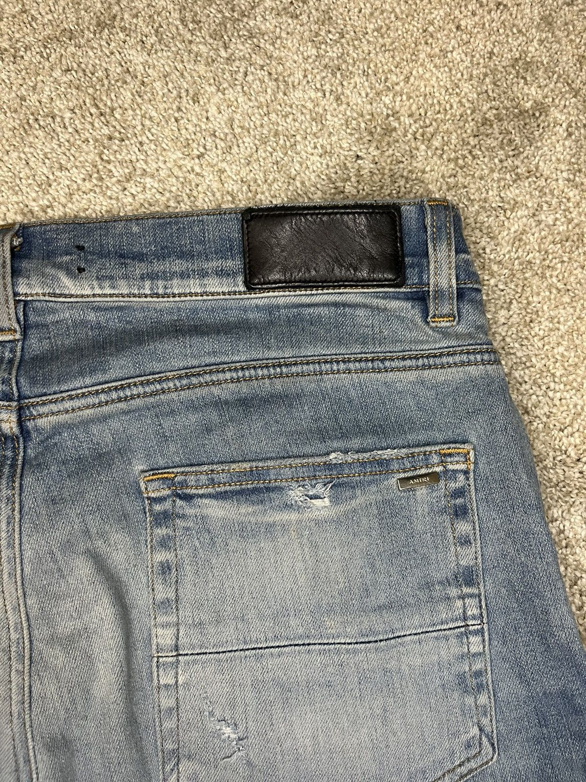 Amiri Amiri Crystal Painter Jeans Size US 33 - 5 Thumbnail
