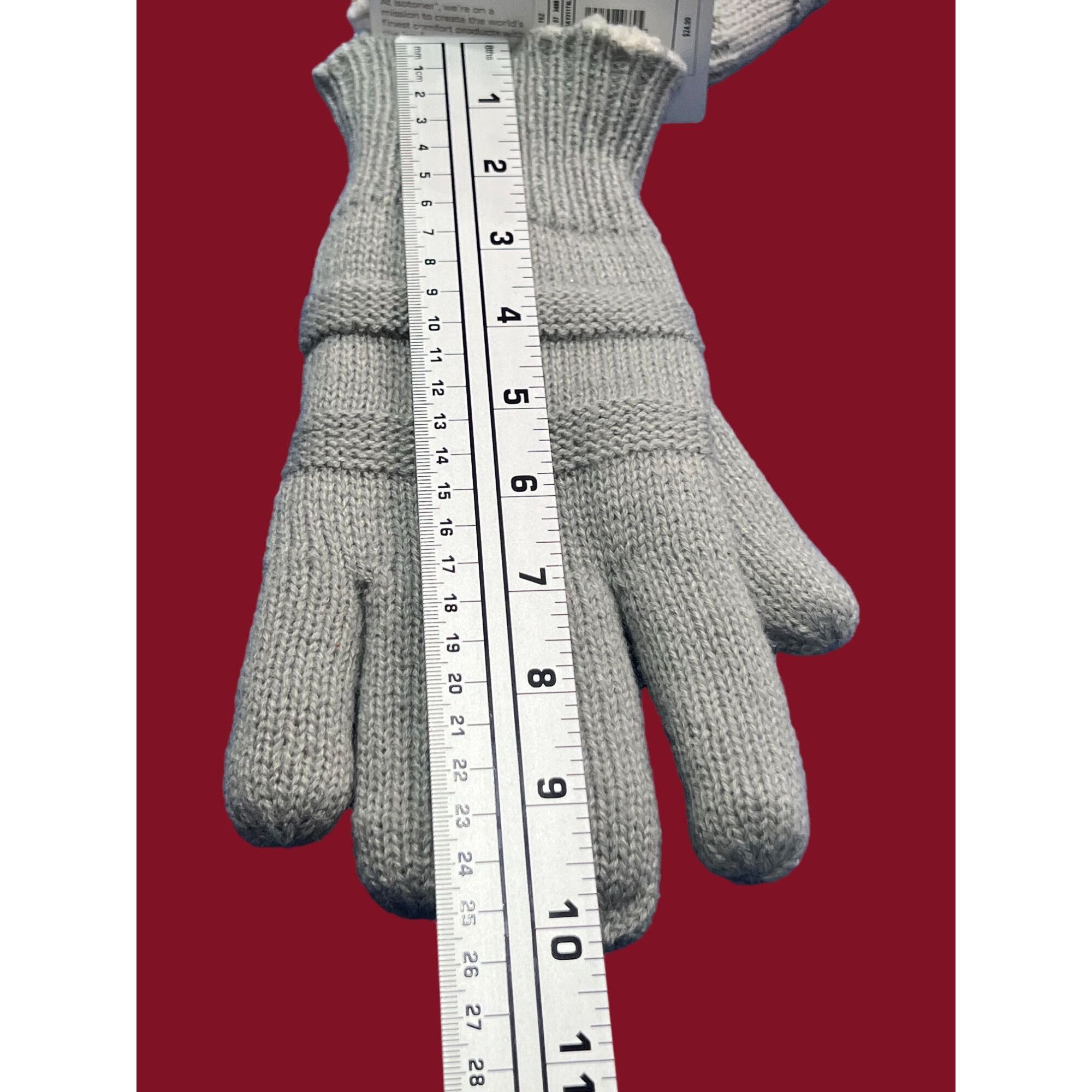 Other Isotoner - Women's Winter Gloves - Light Gray - 1SZ Size ONE SIZE - 4 Thumbnail