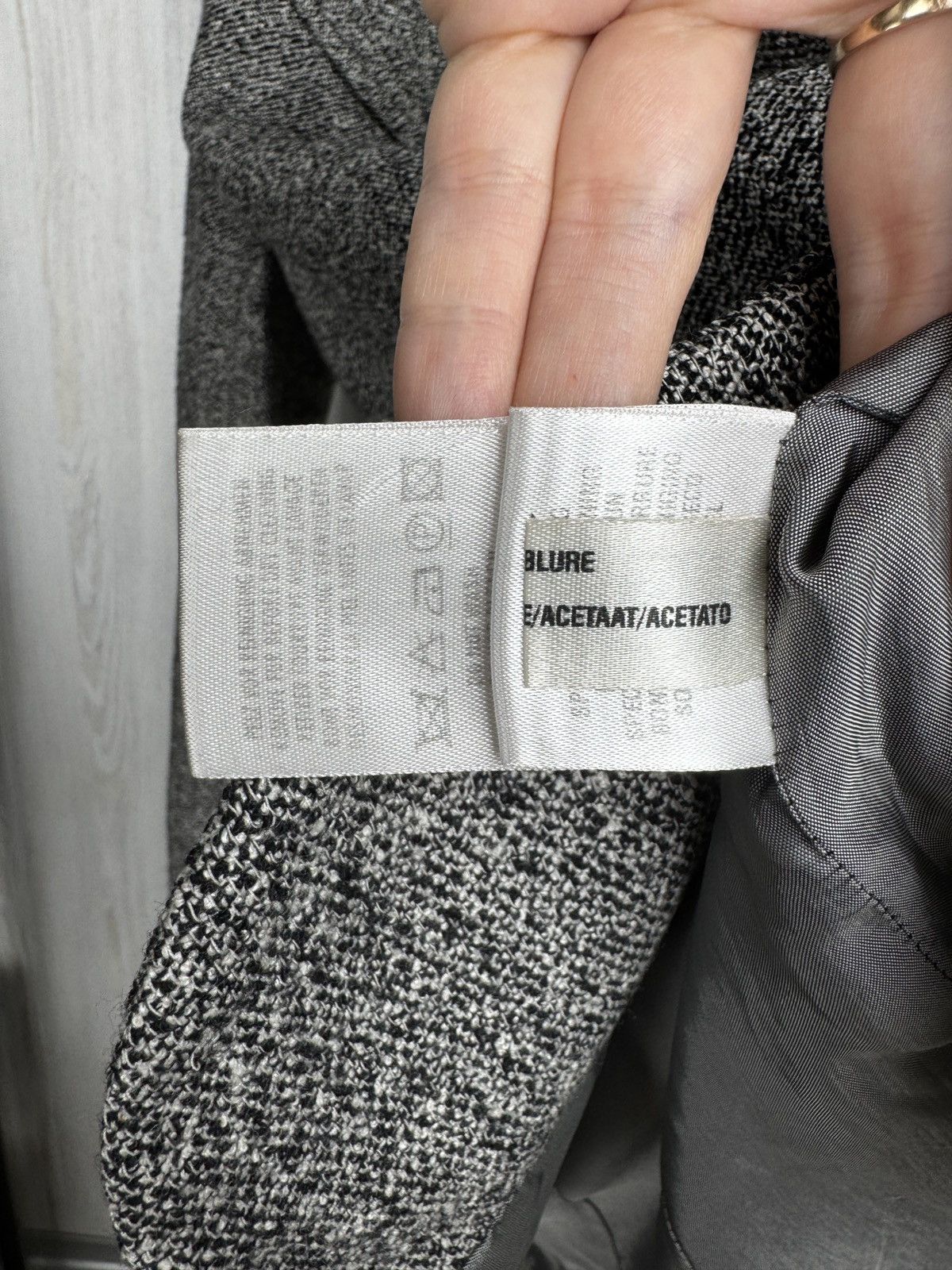 Escada Escada Silk Wool Cashmere grey blazer basic jacket Size M / US 6-8 / IT 42-44 - 10 Thumbnail