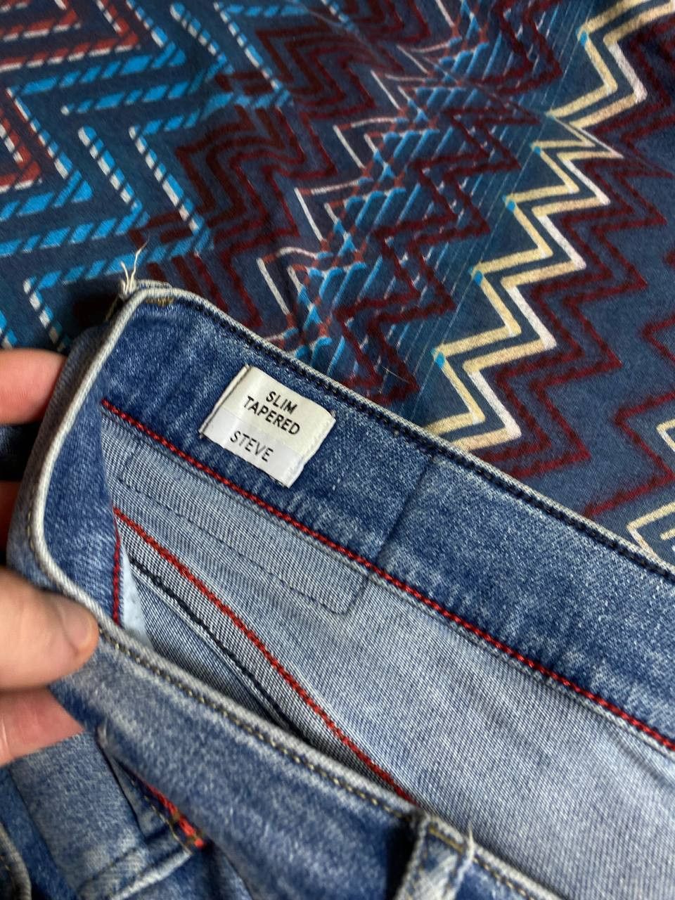 Tommy Hilfiger × Vintage Vintage FADED RIPPEP Jean denim PANTS Size US 33 - 4 Thumbnail