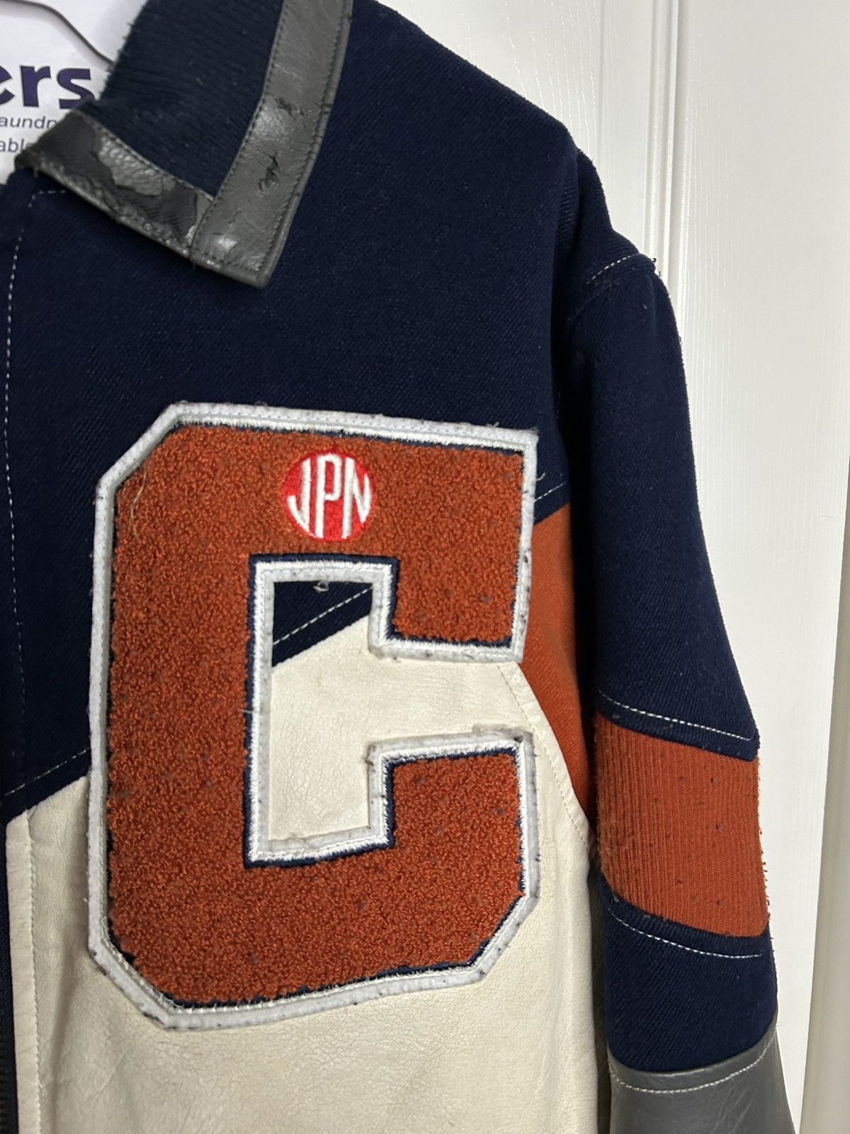 Japanese Brand Vintage All Japan Cities Games Leather Varsity Jacket Size US M / EU 48-50 / 2 - 4 Thumbnail