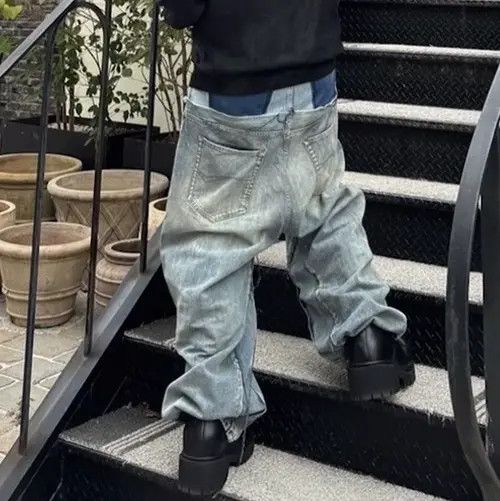 Other Yukiko x Kyono double waist baggy jeans Size US 30 / EU 46 - 6 Thumbnail
