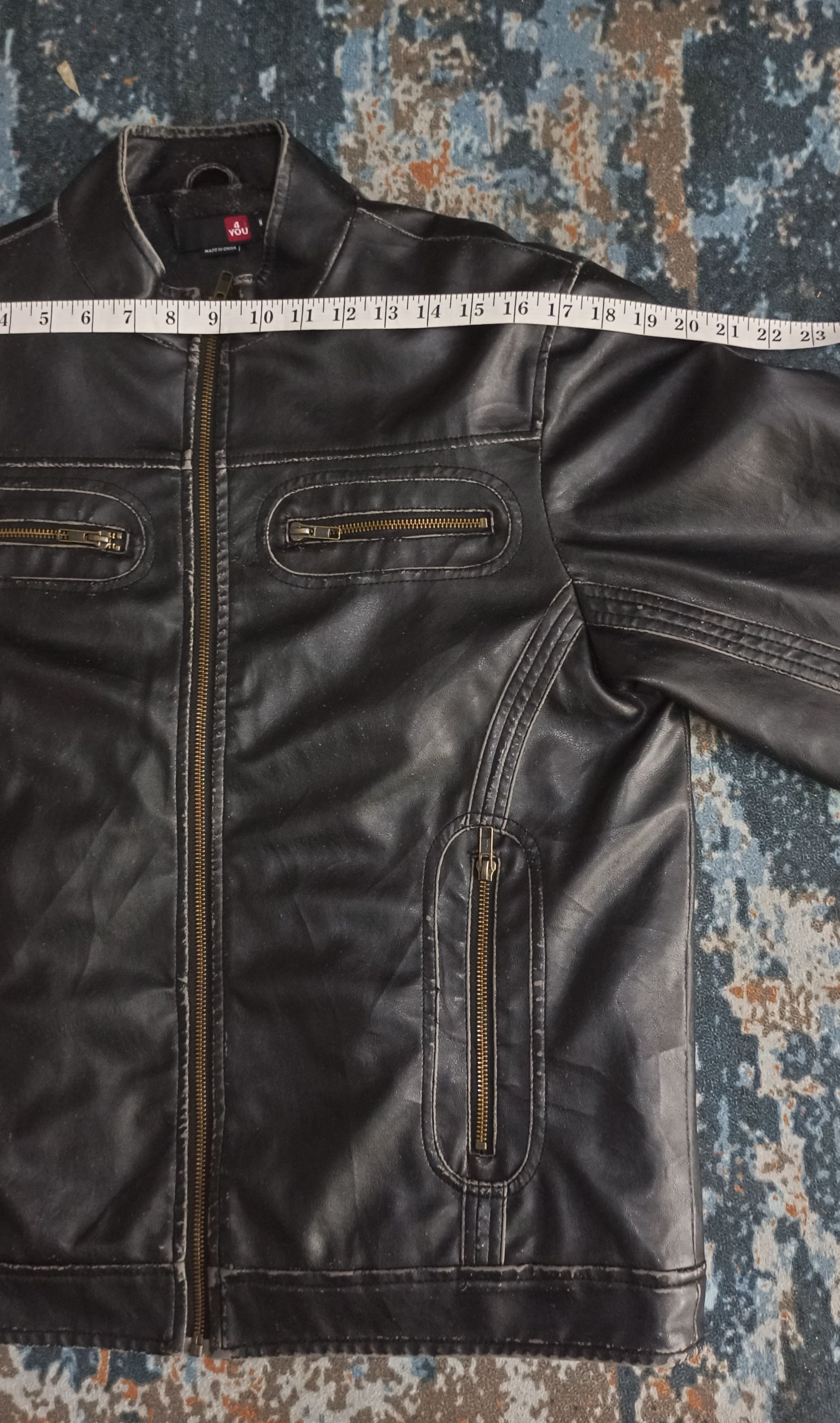 4YOU 4 You Bikers Leather Men Jacket Size US L / EU 52-54 / 3 - 17 Thumbnail