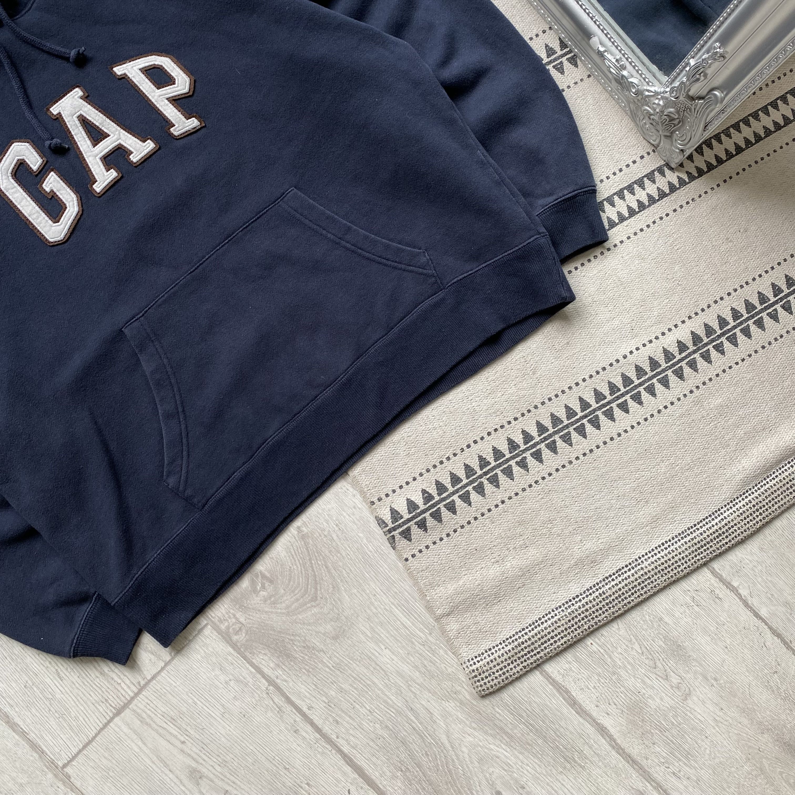 Gap 🛹 Vintage Gap Boxy Hoodie center logo Y2K Size US M / EU 48-50 / 2 - 3 Thumbnail