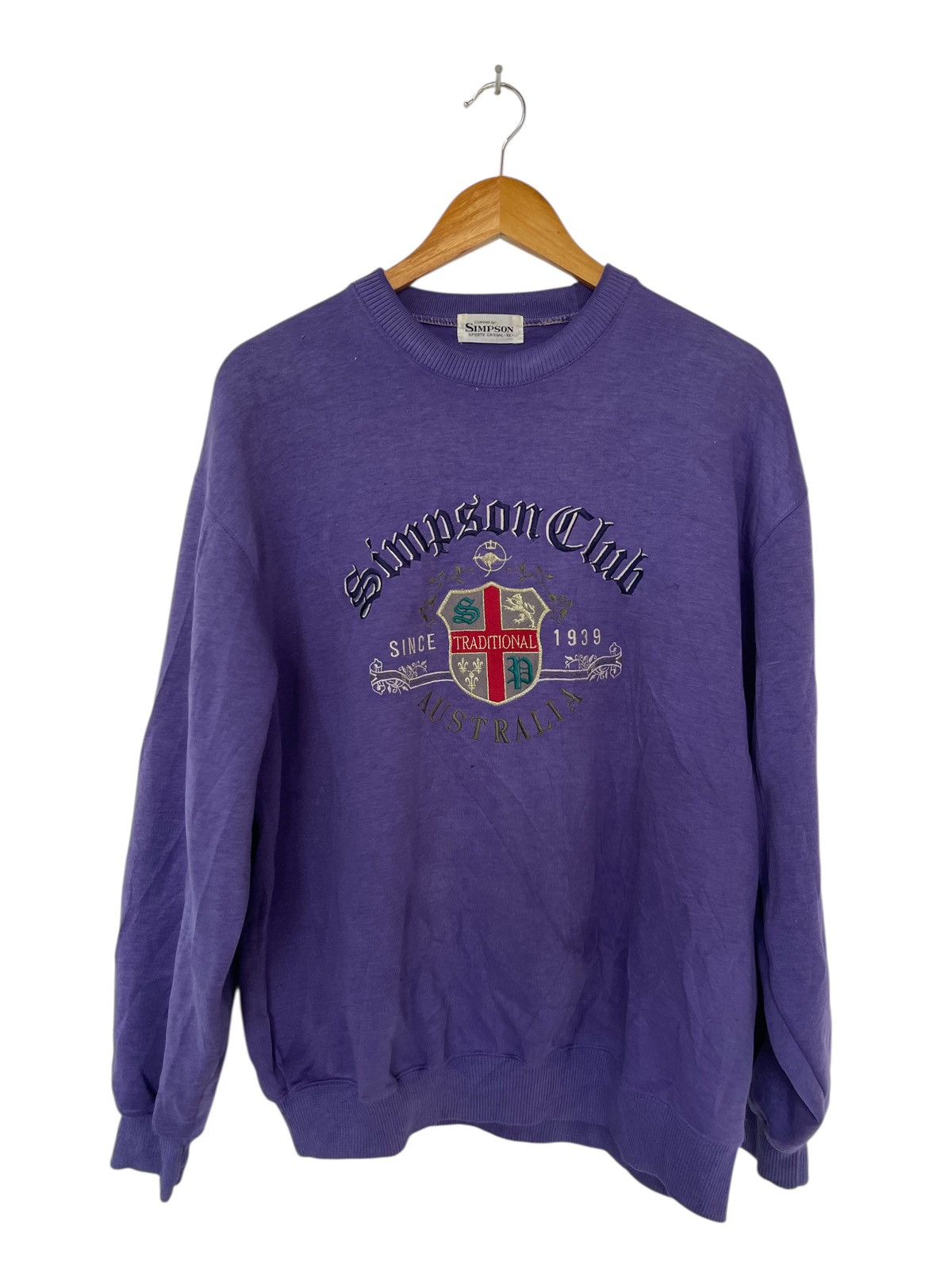 Japanese Brand × The Simpsons × Vintage VINTAGE SIMPSON SWEATSHIRT EMBROIDERED LOGO Size US L / EU 52-54 / 3 - 1 Thumbnail