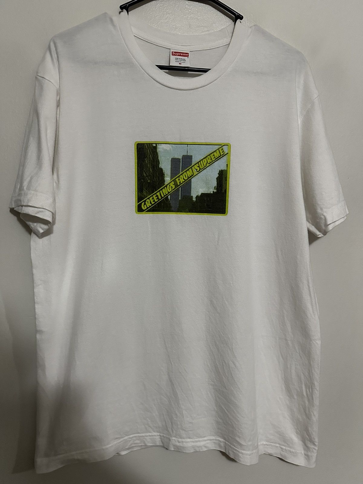 Supreme Supreme Greetings Tee Size US M / EU 48-50 / 2 - 1 Thumbnail