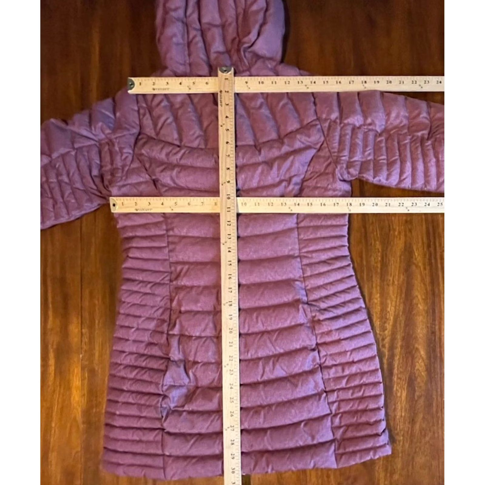 Eddie Bauer Eddie Bauer Womens M Down Fill Quilted Puffer Jacket Burgundy Maroon - Ex-New - Vintage No Holes Size M / US 6-8 / IT 42-44 - 7 Thumbnail