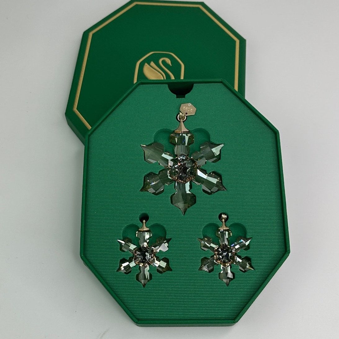 Swarovski Swarovski Festive Annual Edition 2022 Ornament Set of 3 Size ONE SIZE - 3 Thumbnail
