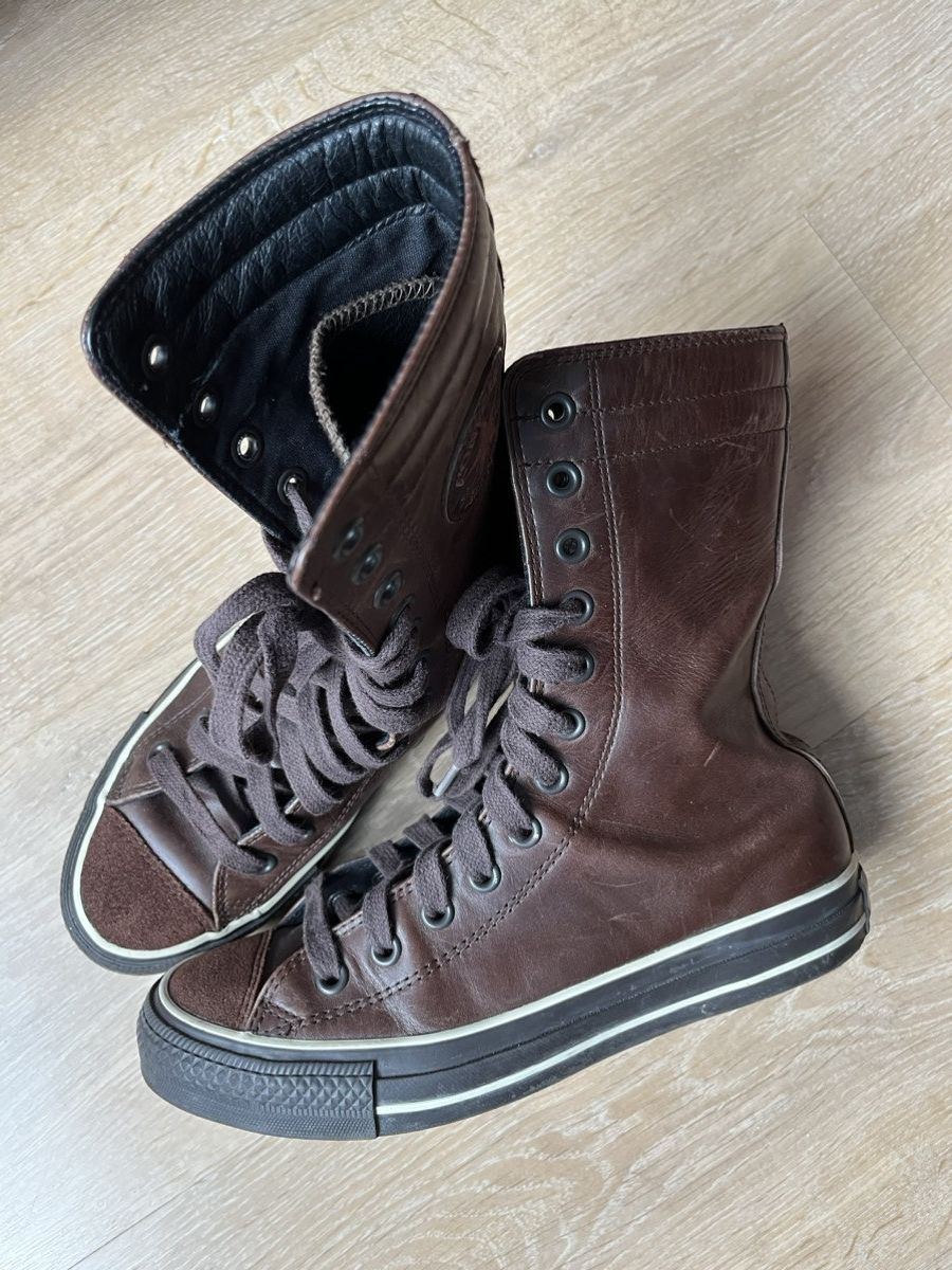 Converse Converse fur suede biker vintage hight leather moto boots Size US 8 / IT 38 - 5 Thumbnail