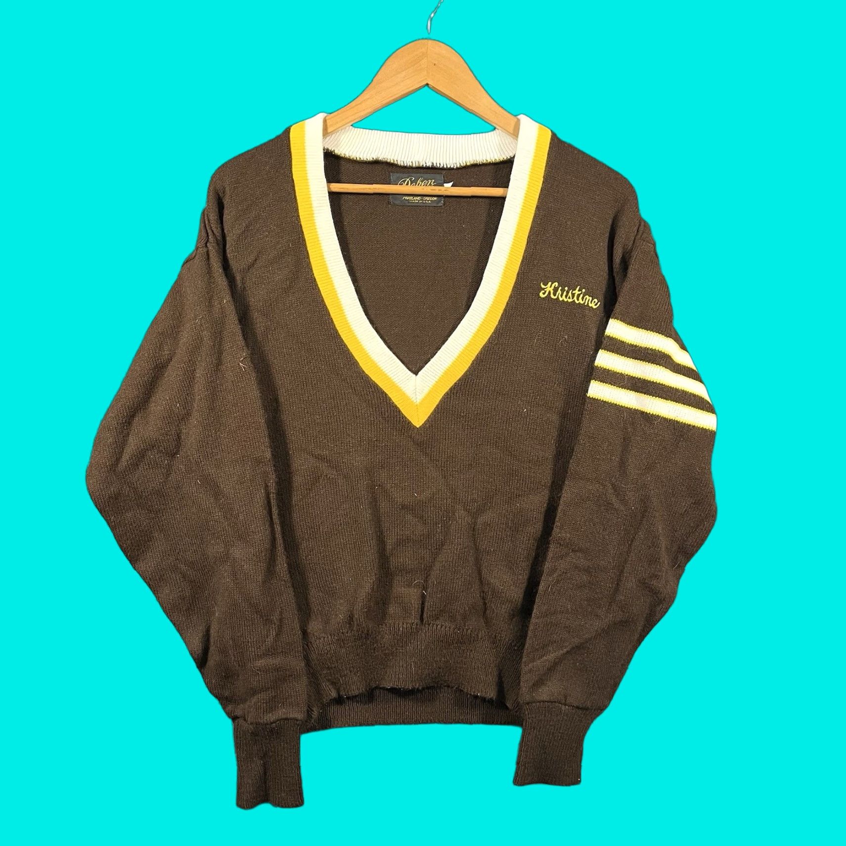Vintage VINTAGE Dehen Sweater Size US L / EU 52-54 / 3 - 1 Thumbnail