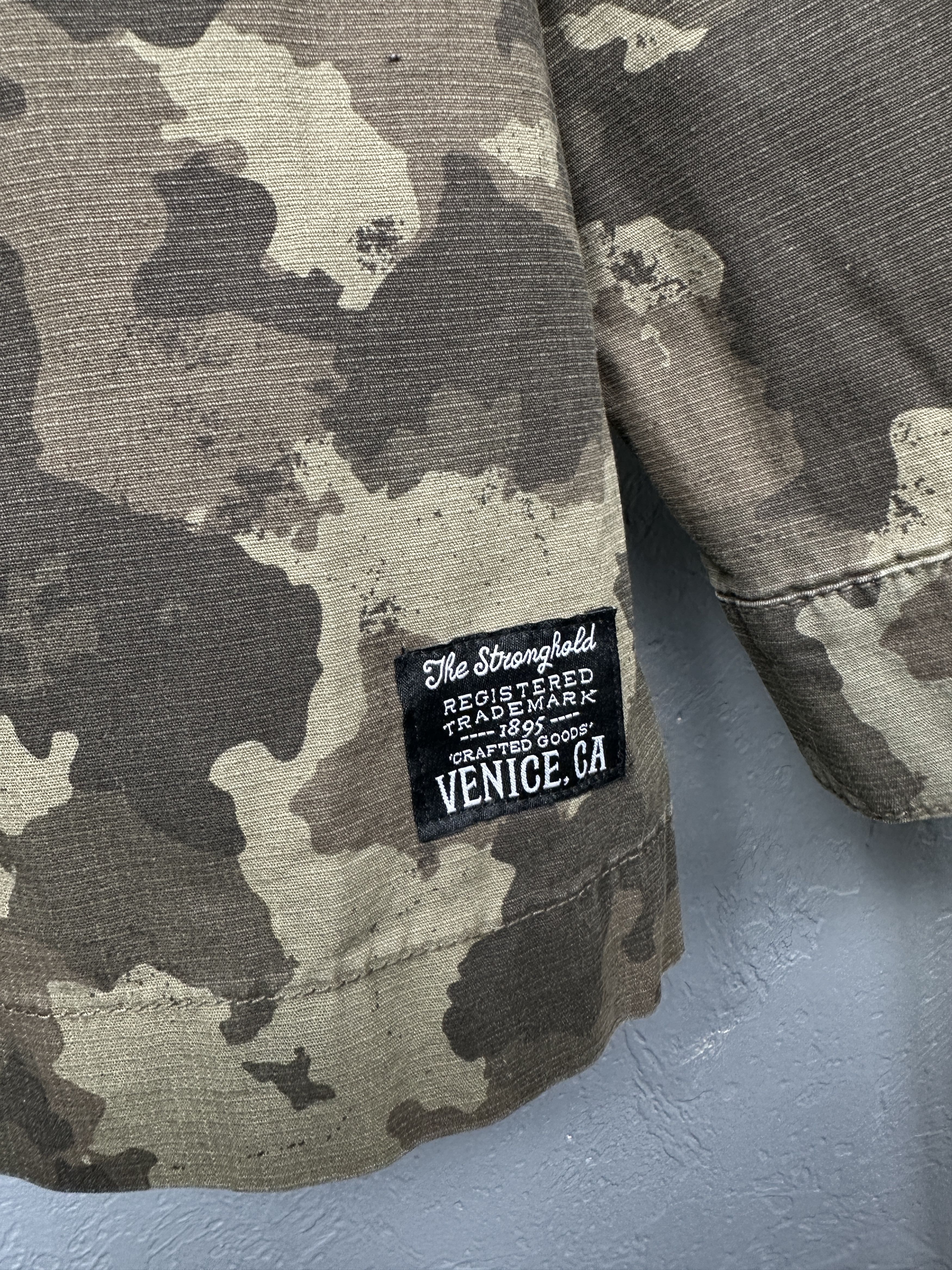 The Stronghold The Stronghold Mens Camo Overshirt Jacket Size US M / EU 48-50 / 2 - 5 Thumbnail