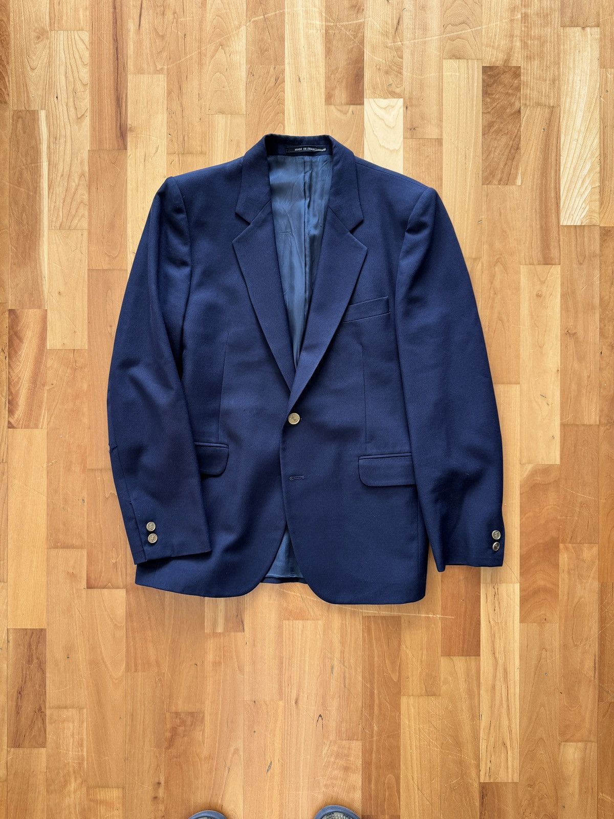 Yves Saint Laurent Vintage Yves Saint Laurent Navy Blazer 36r Size 36R - 1 Thumbnail